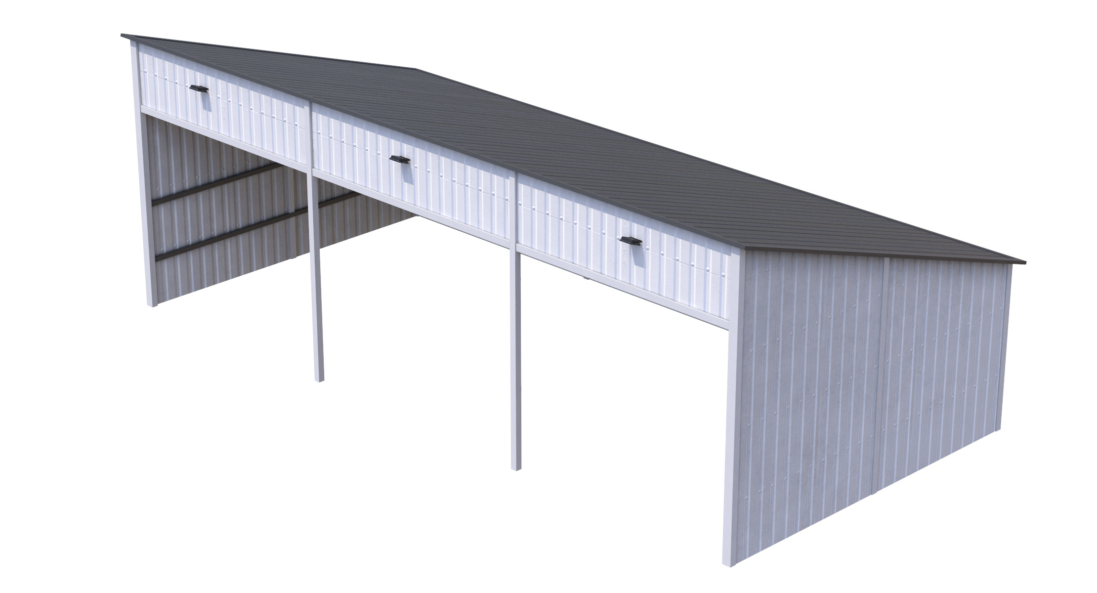 Silage Clamp 12 Low-poly 3D model_3