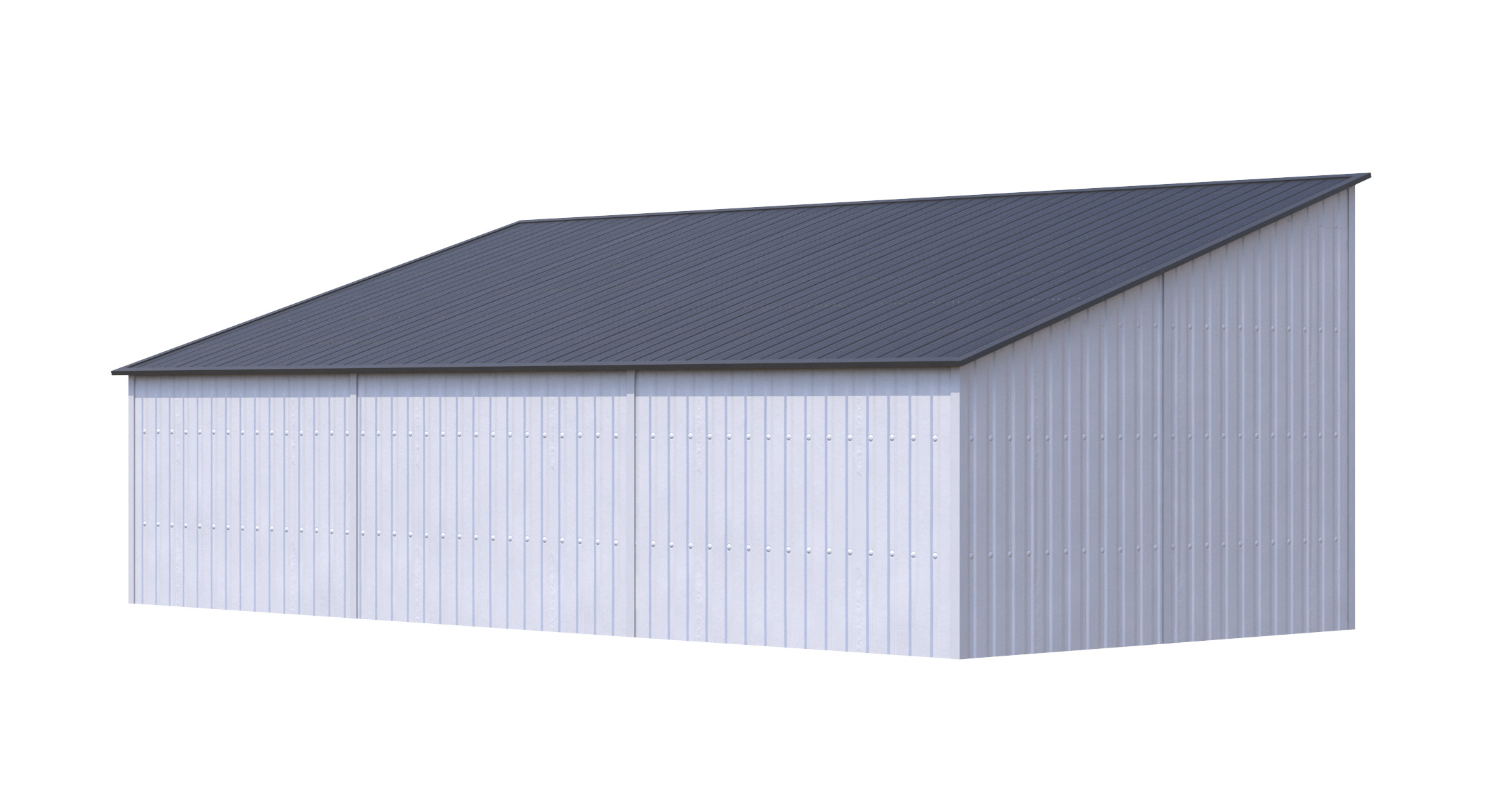 Silage Clamp 12 Low-poly 3D model_2