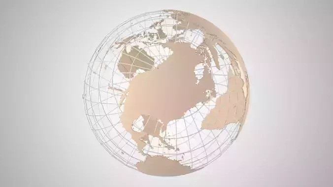 Globe News Skalton Vanilla Color 3D model