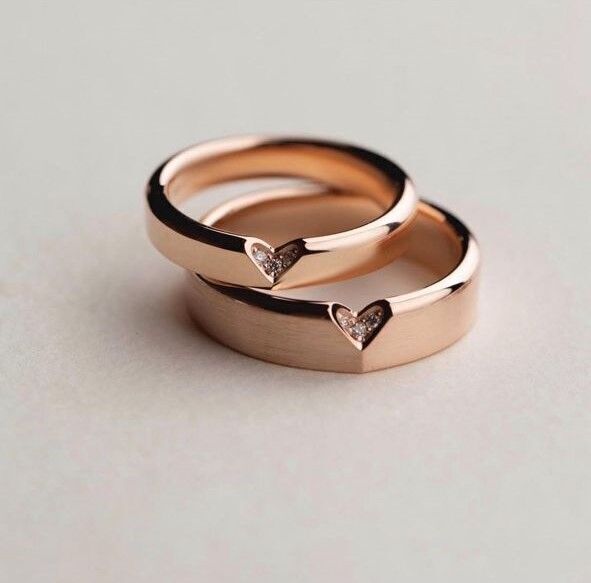 Wedding Ring Set 3D print model_9
