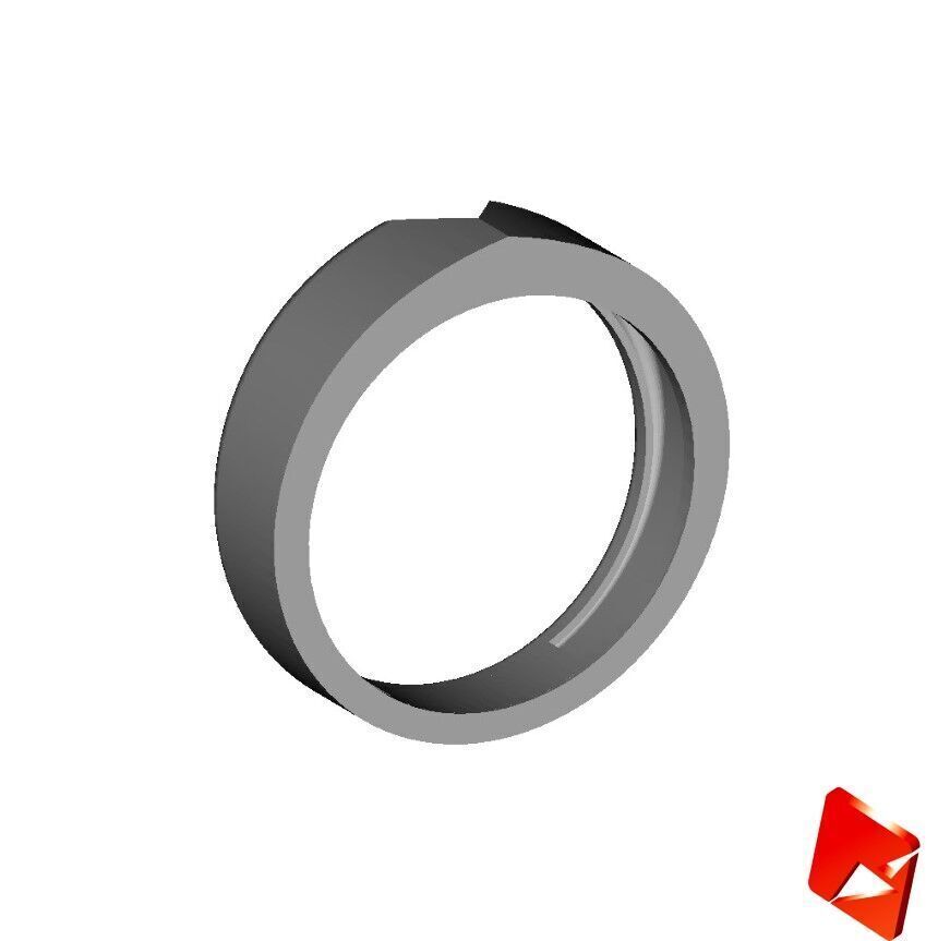 Wedding Ring Set 3D print model_8
