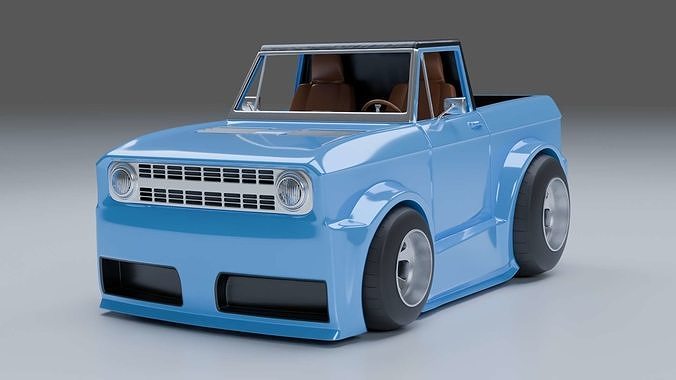 3D Print-Ready Hotwheels Old Bronco 3D print model