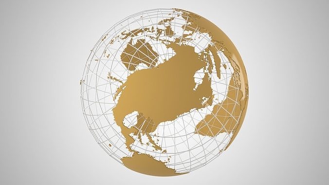 Globe News Skeleton MAPLE Color 3D model