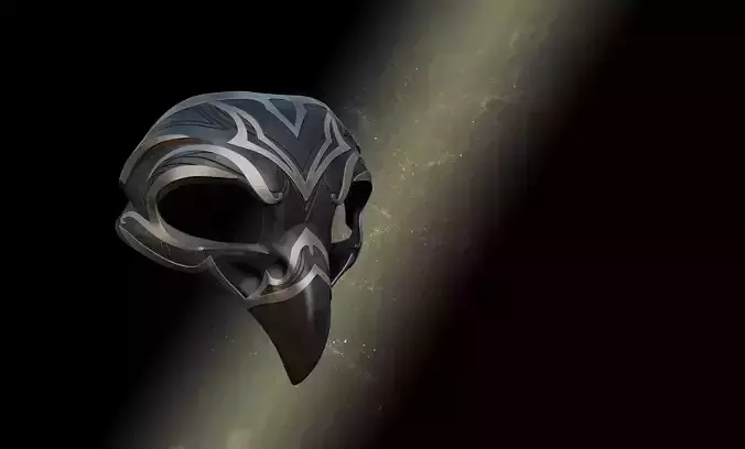 Beaked skull mask