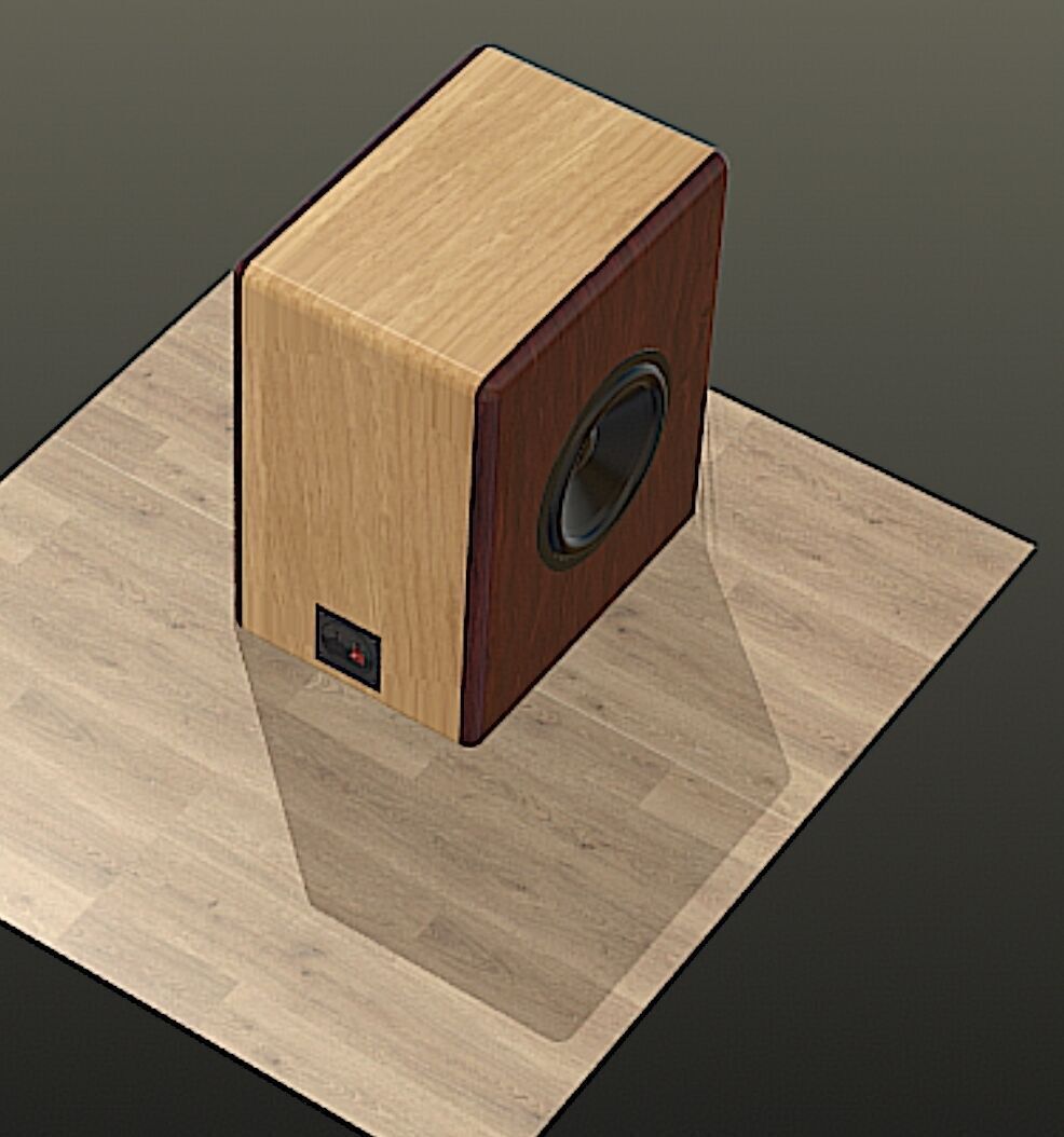 Satori Helios 2 Way Speaker Mid Poly 3D Model Free 3D model_14