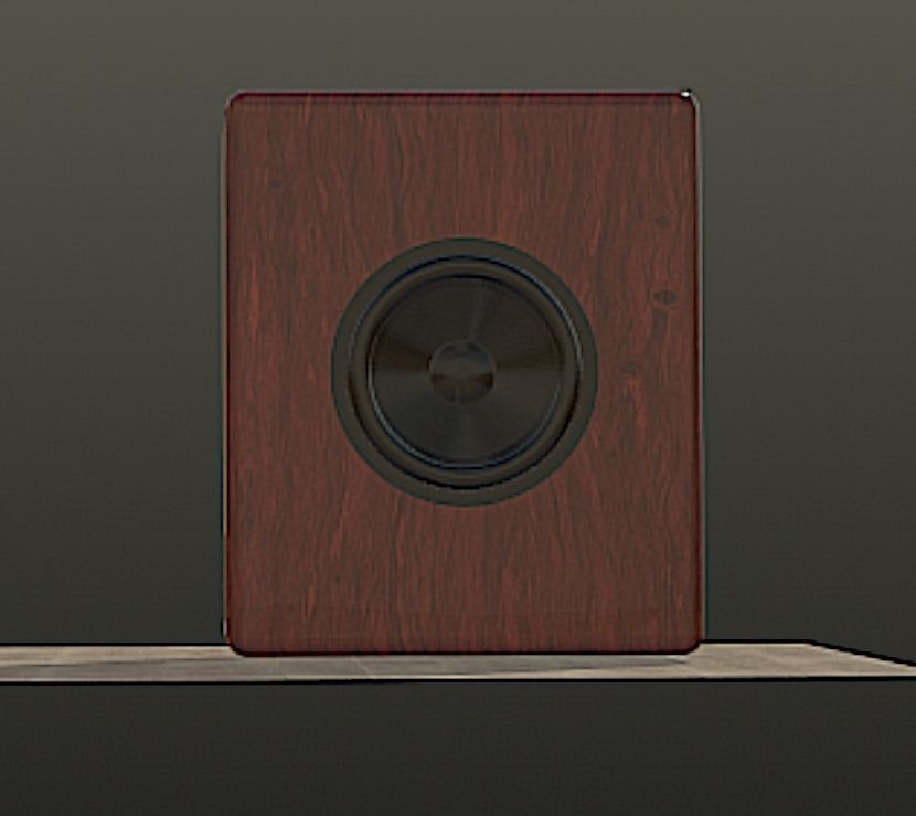 Satori Helios 2 Way Speaker Mid Poly 3D Model Free 3D model_5