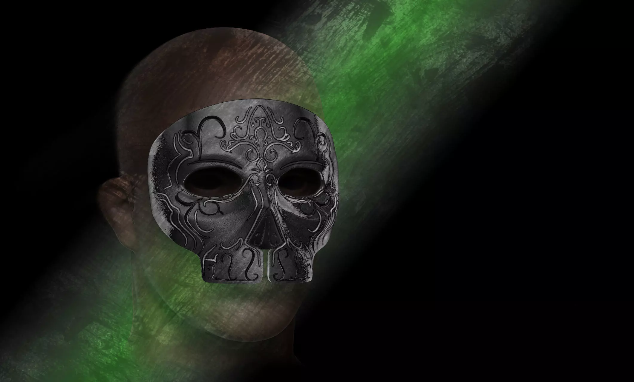 Dark Arts mask 3D print model_0