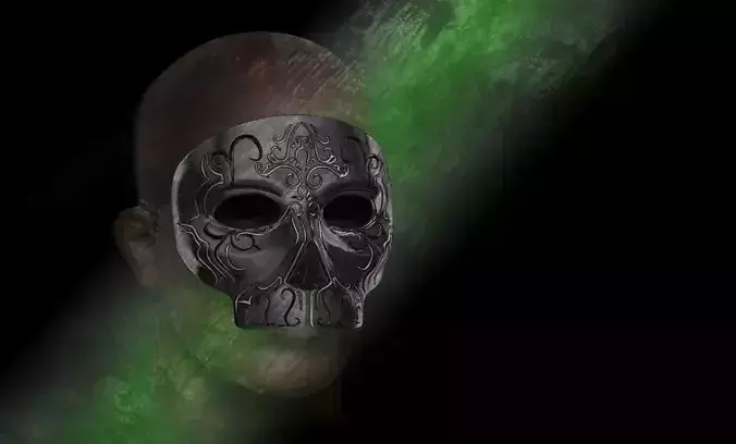 Dark Arts mask 3D print model