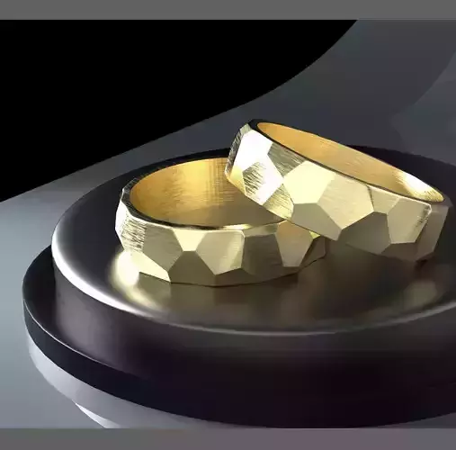Hammered ring