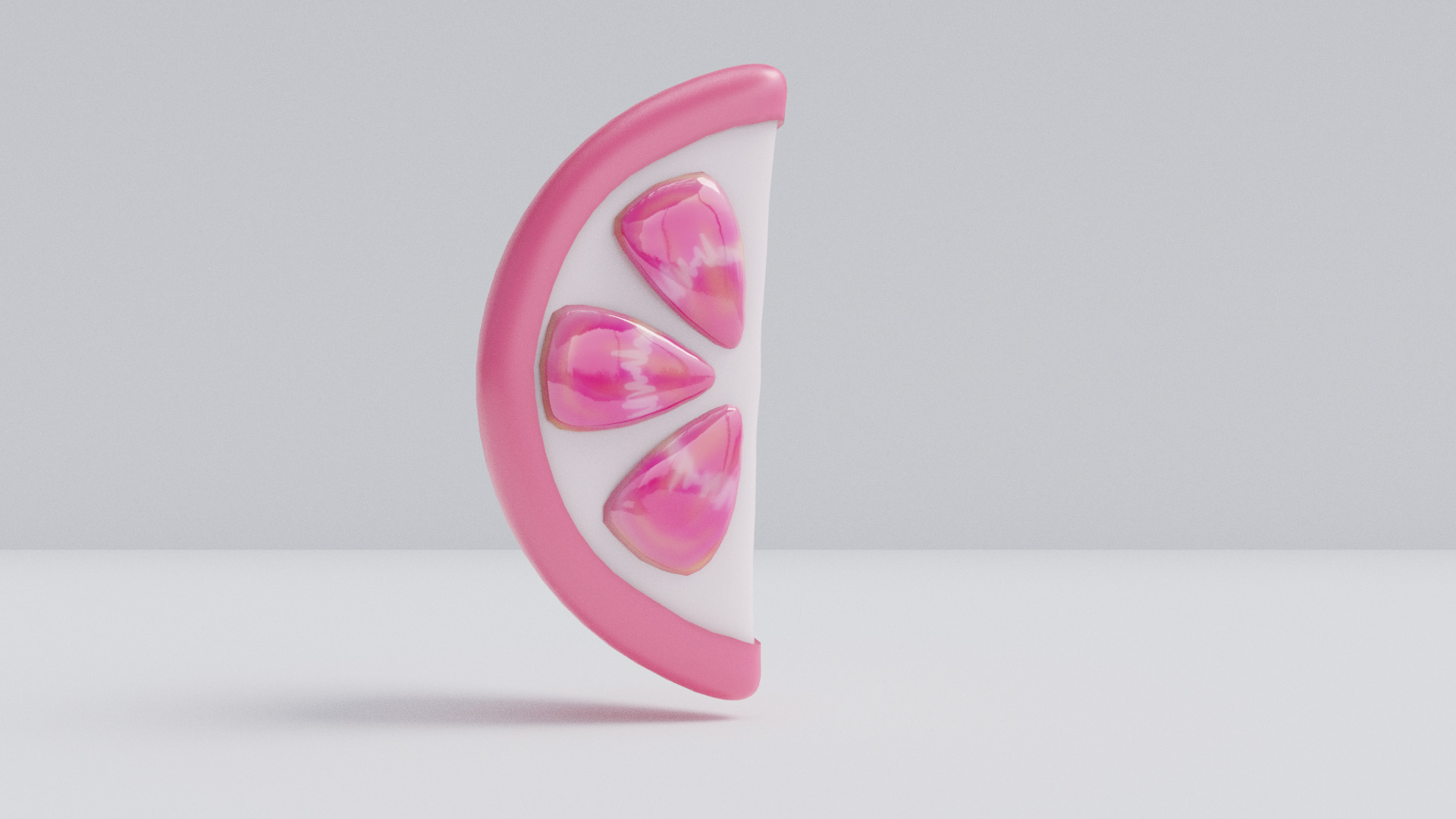 citrus Low-poly 3D model_1