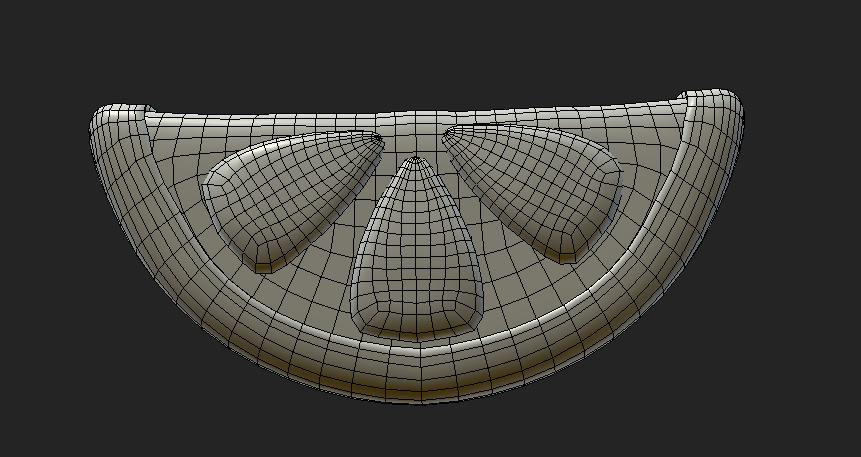 citrus Low-poly 3D model_7