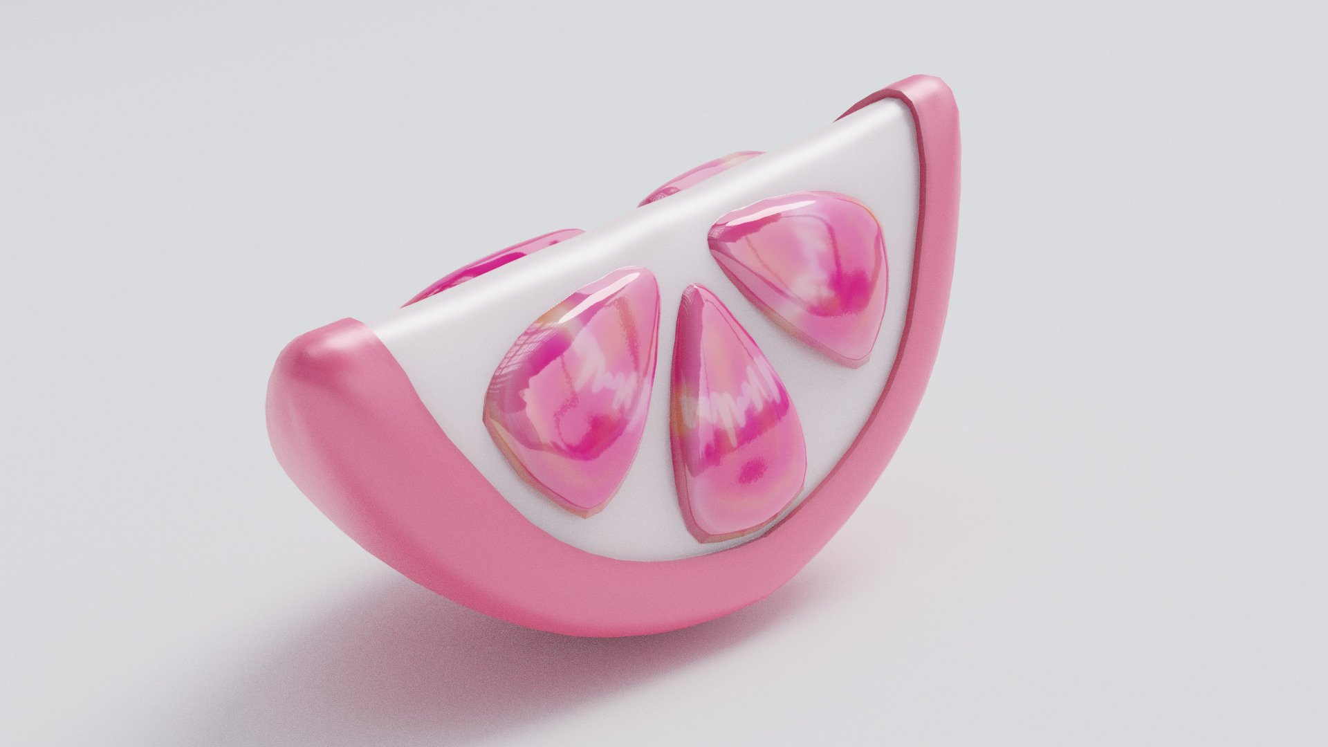 citrus Low-poly 3D model_4