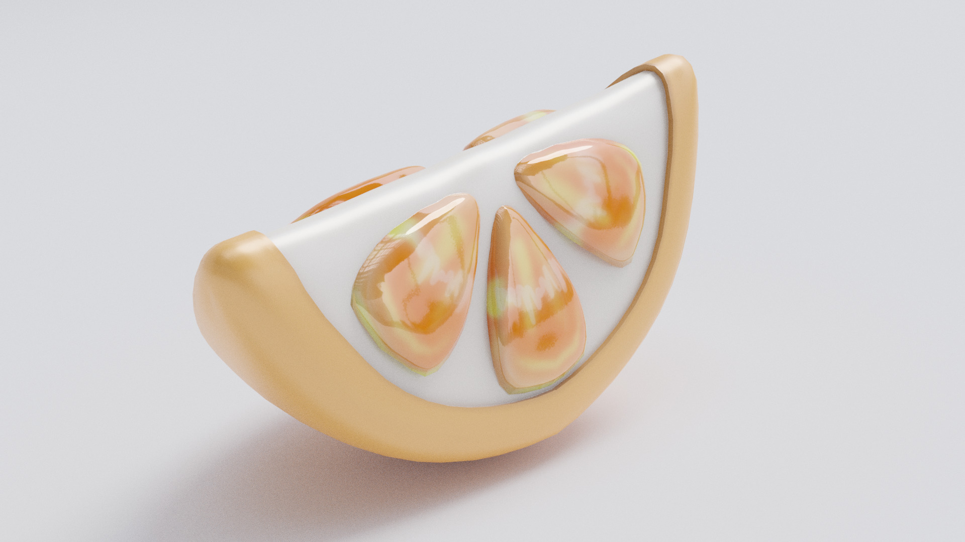 citrus Low-poly 3D model_5