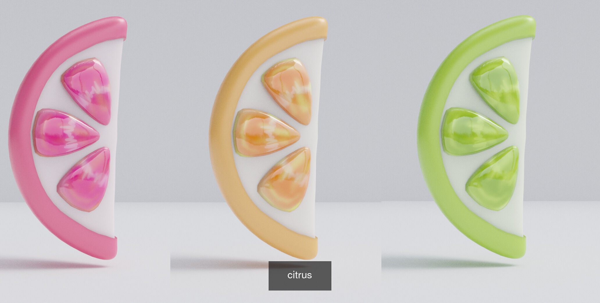Stylized Citrus Slices Collection  _2