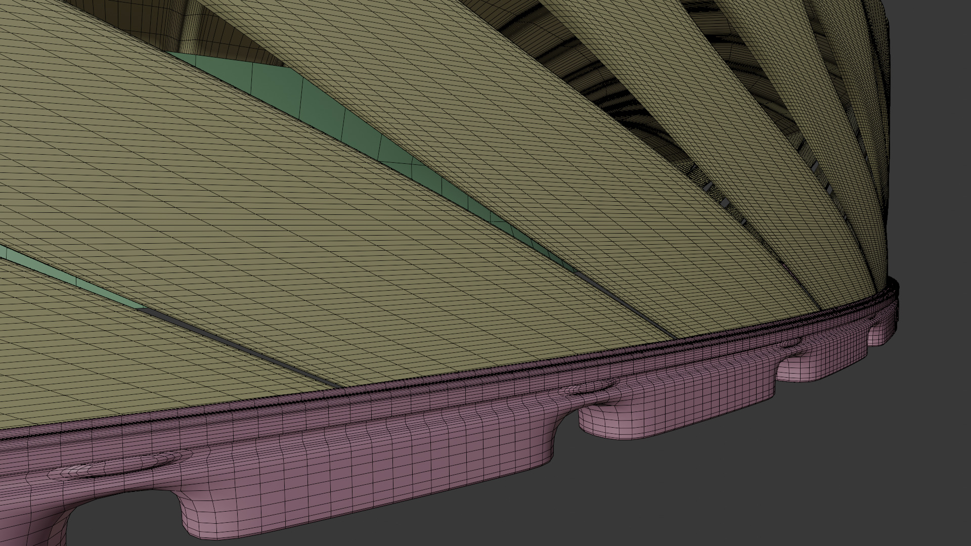 Futuristic Stadium 3D model_4