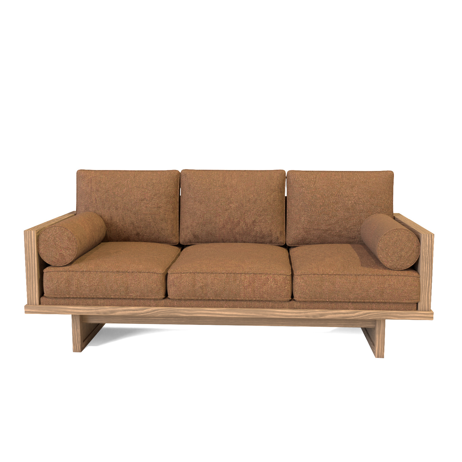Modern 3 Seater Sofa 3D model_7