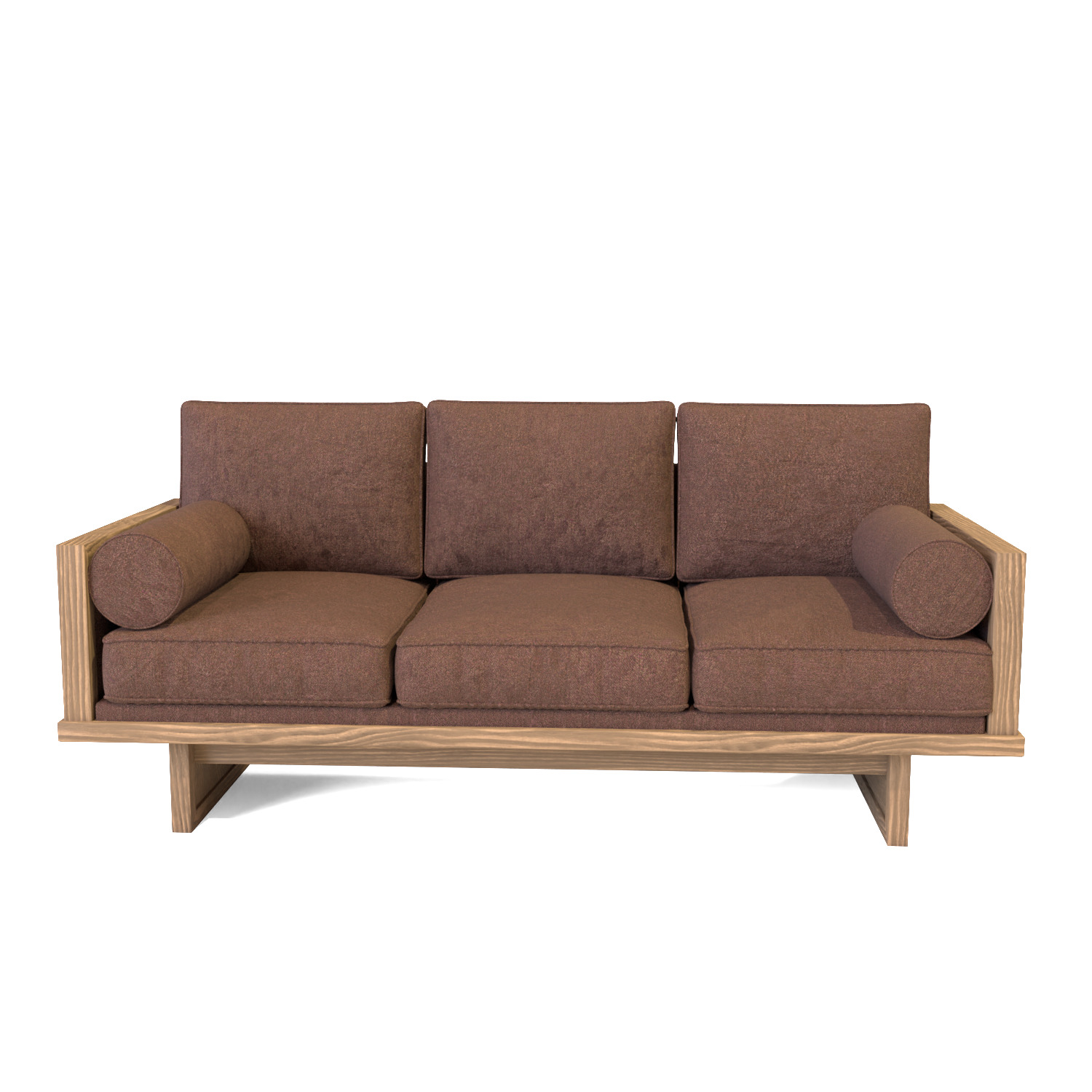 Modern 3 Seater Sofa 3D model_5