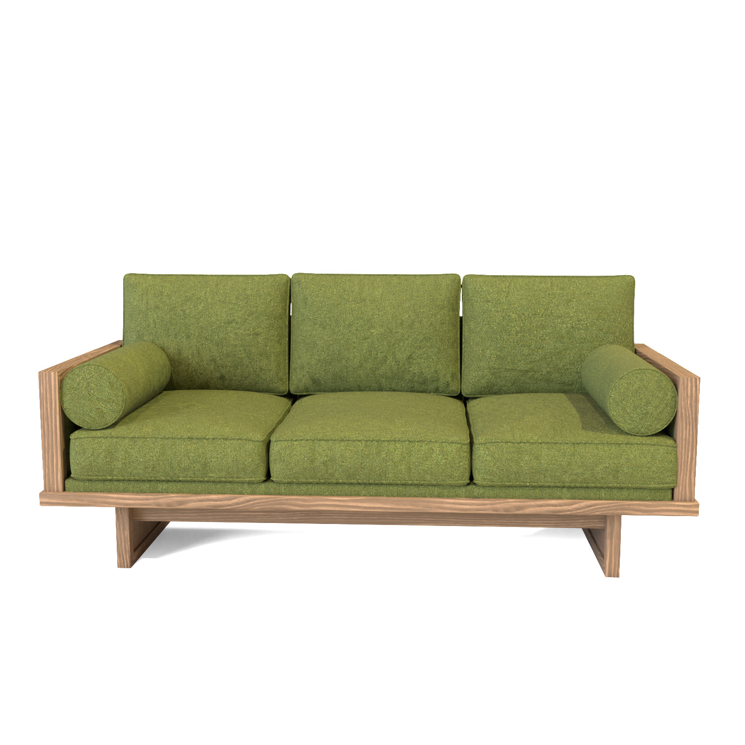 Modern 3 Seater Sofa 3D model_4