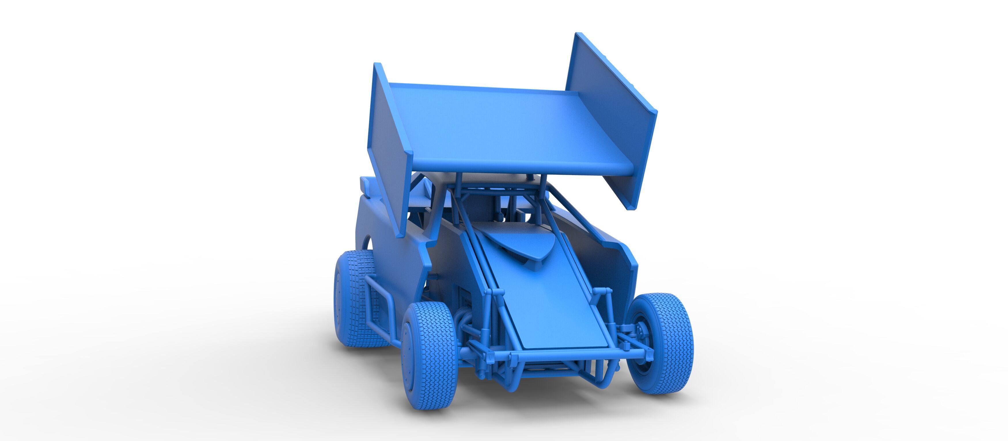 New Zealand Modified Stock car Version 2 Scale 1 to 25 3D print model_53