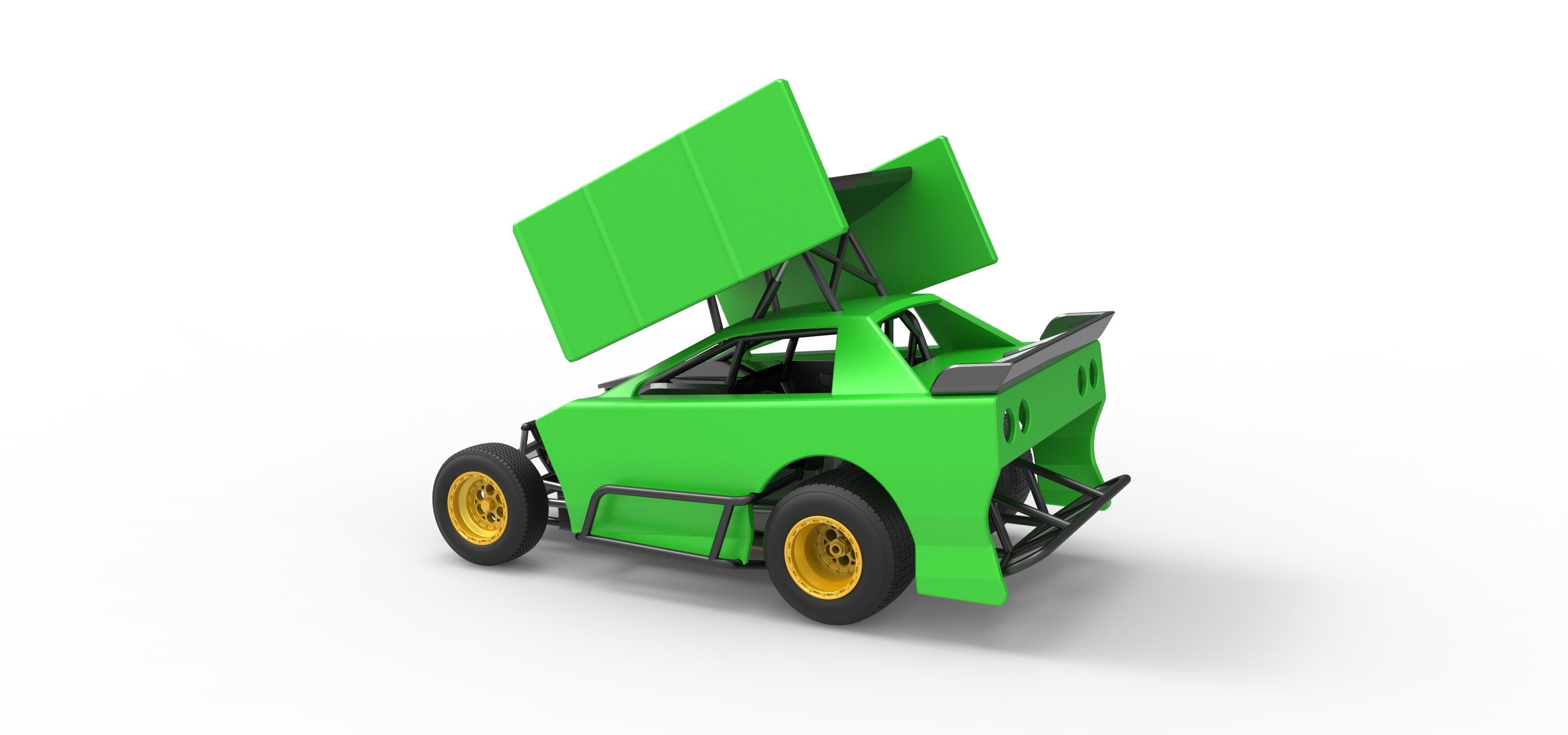 New Zealand Modified Stock car Version 2 Scale 1 to 25 3D print model_12