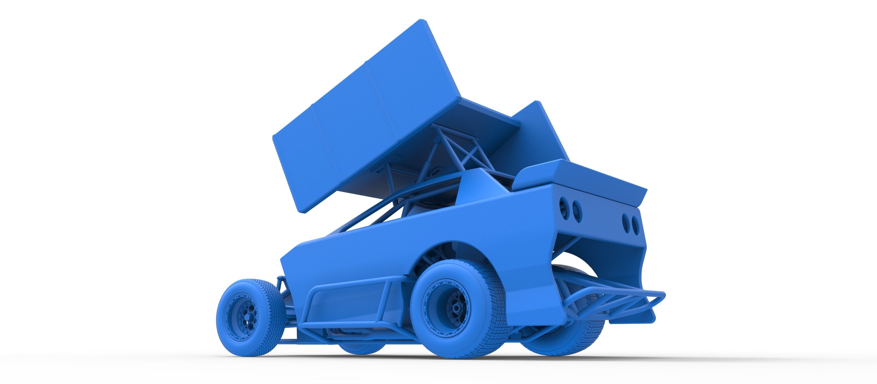 New Zealand Modified Stock car Version 2 Scale 1 to 25 3D print model_40