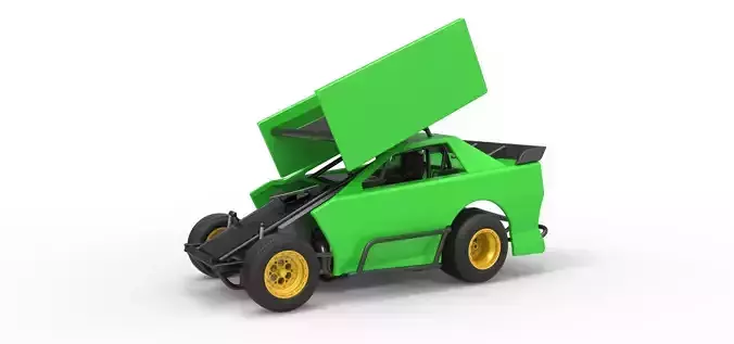 New Zealand Modified Stock car Version 2 Scale 1 to 25 3D print model