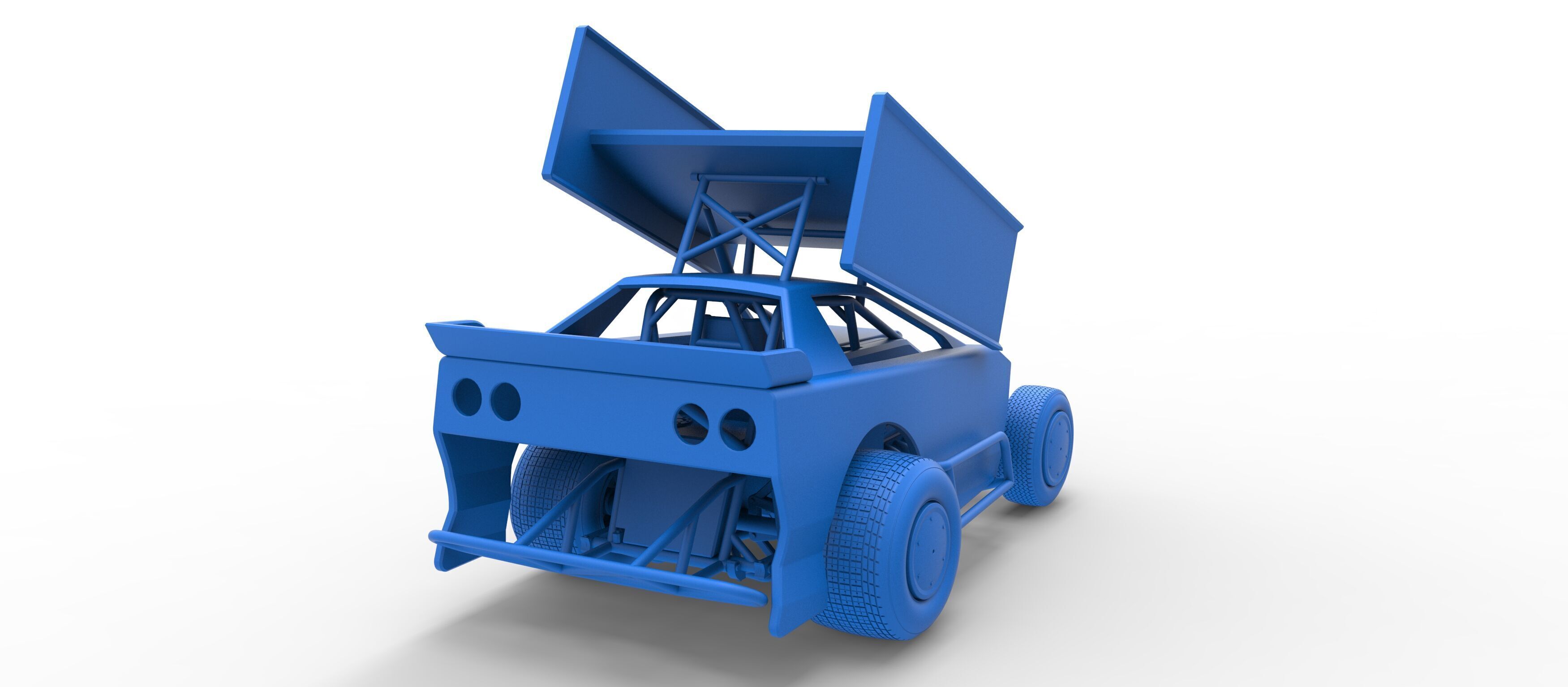 New Zealand Modified Stock car Version 2 Scale 1 to 25 3D print model_45