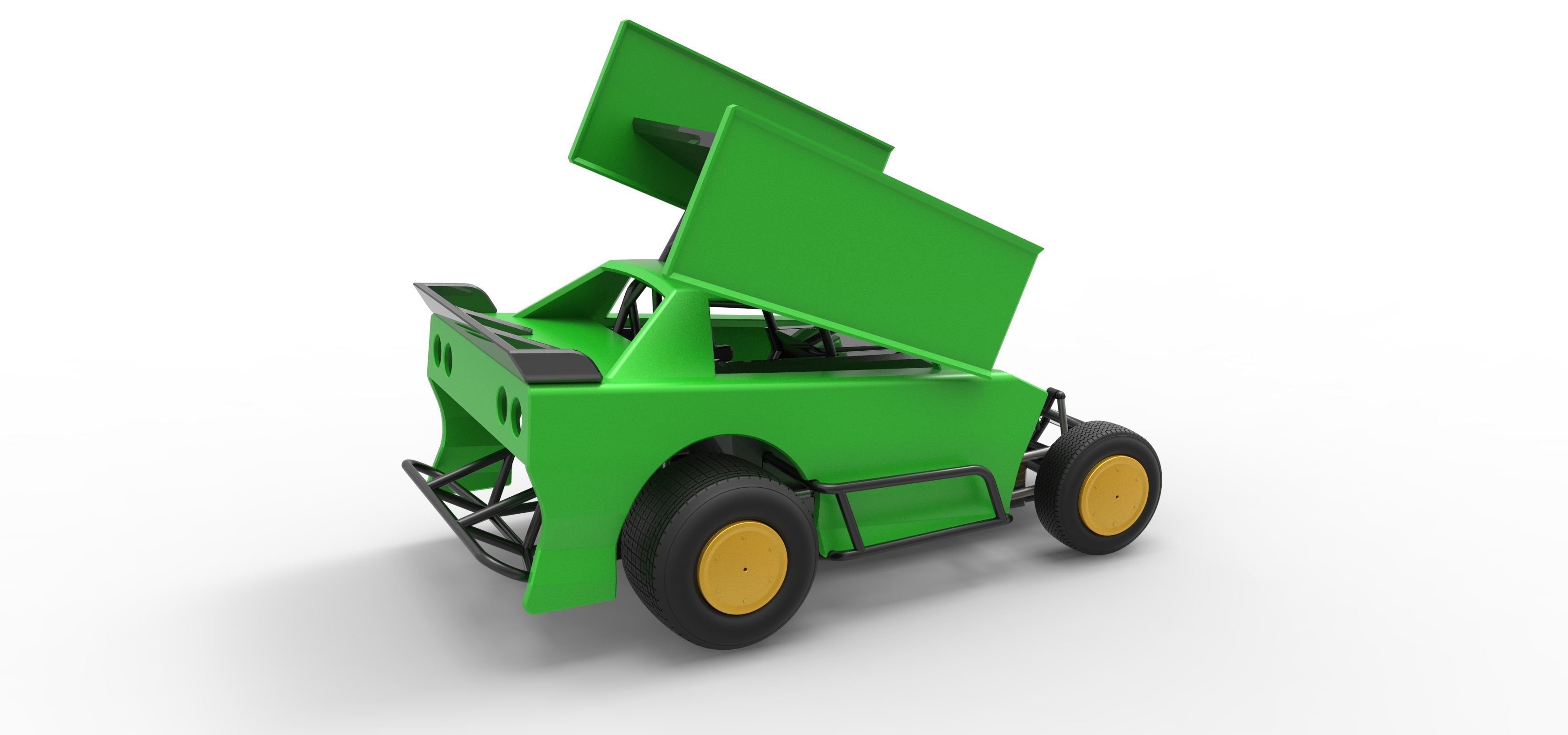 New Zealand Modified Stock car Version 2 Scale 1 to 25 3D print model_20