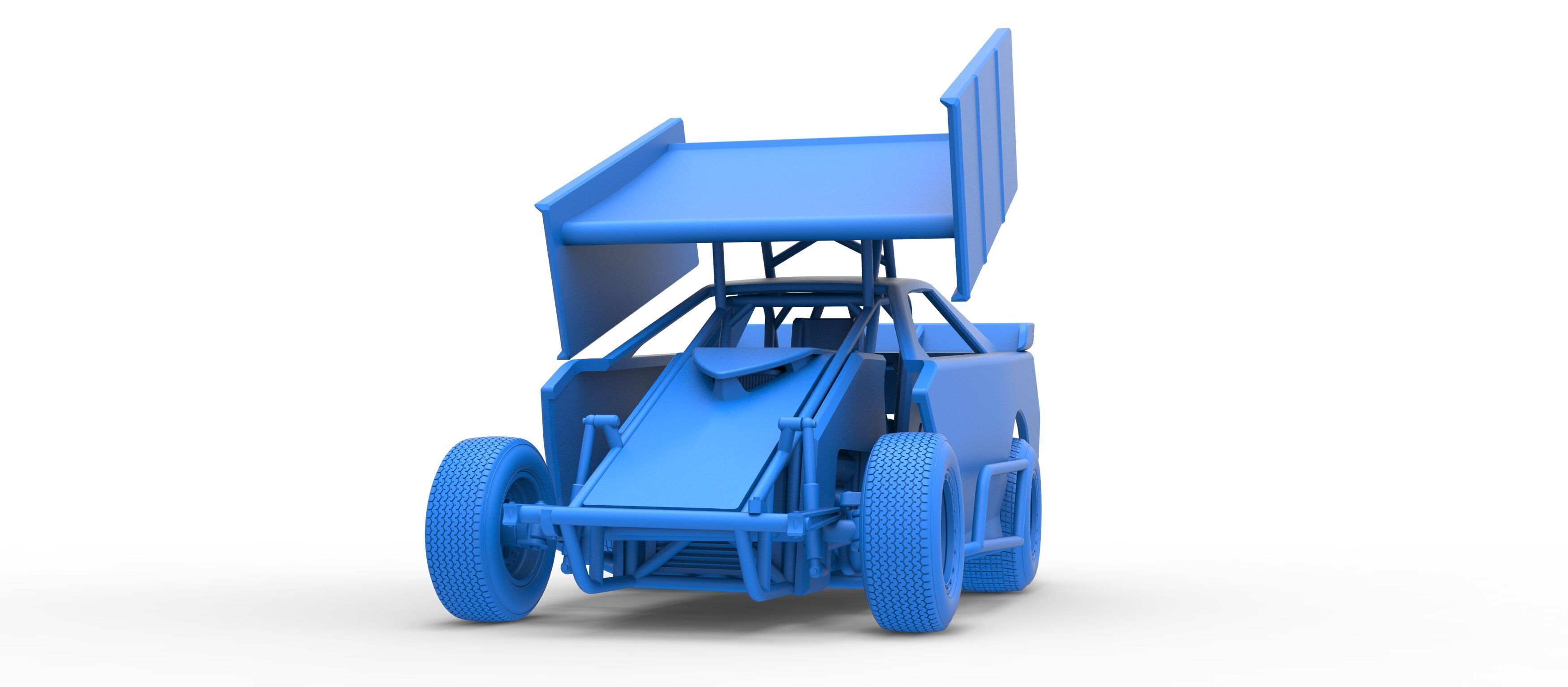 New Zealand Modified Stock car Version 2 Scale 1 to 25 3D print model_33