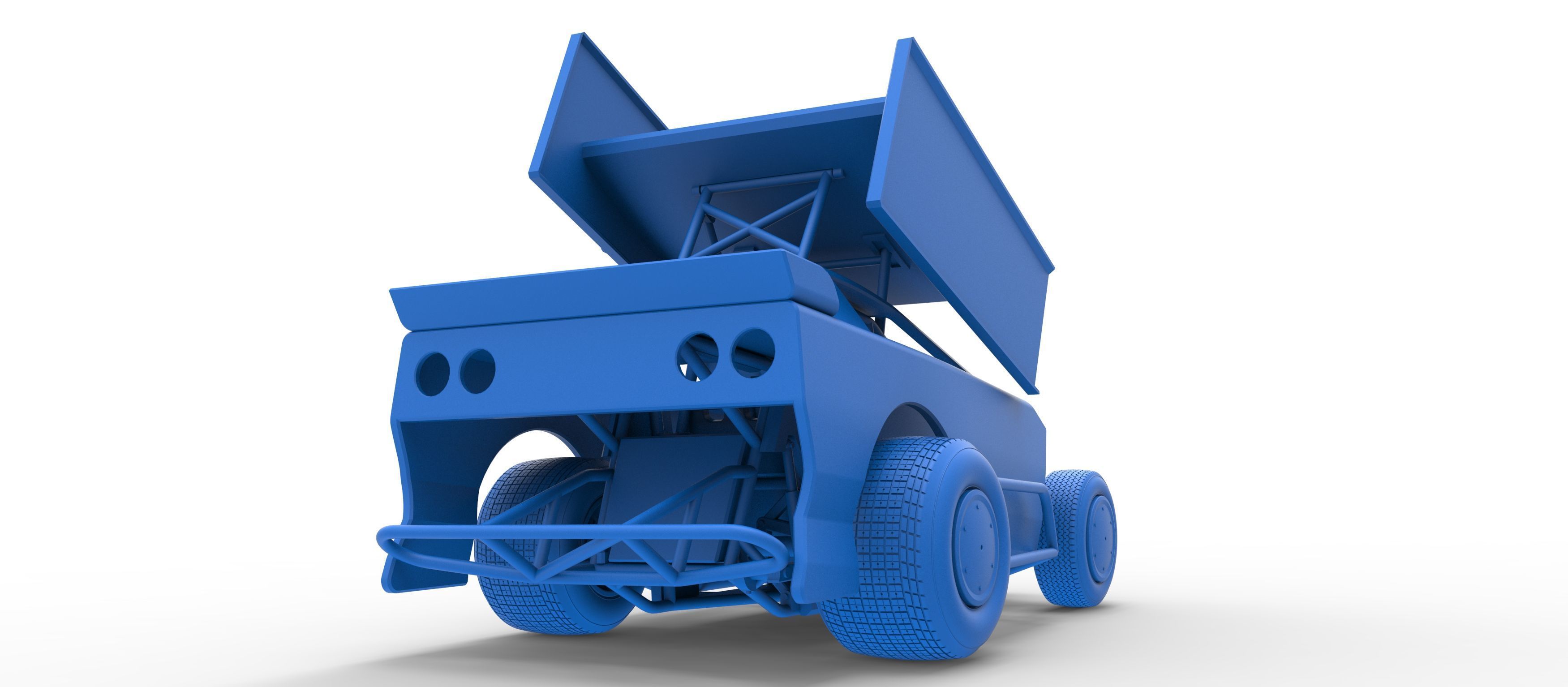 New Zealand Modified Stock car Version 2 Scale 1 to 25 3D print model_46