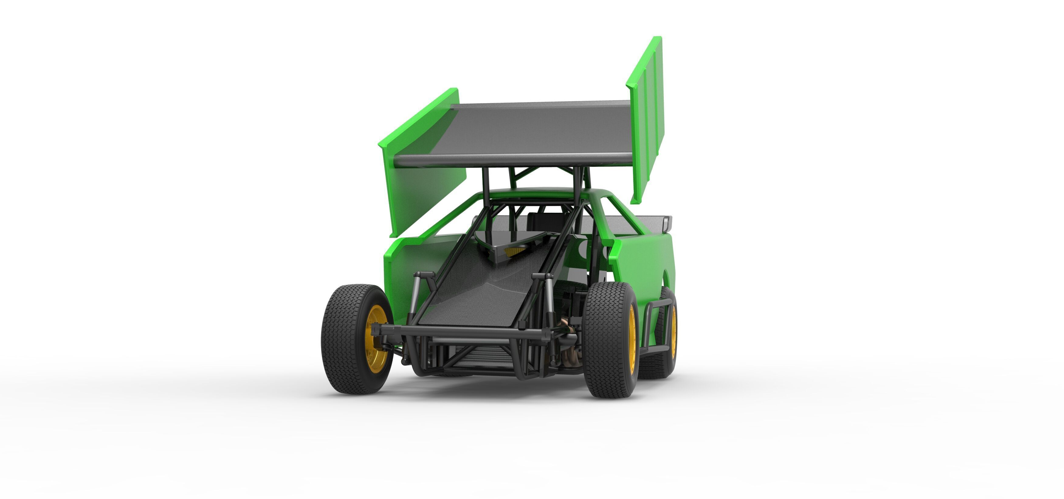 New Zealand Modified Stock car Version 2 Scale 1 to 25 3D print model_6