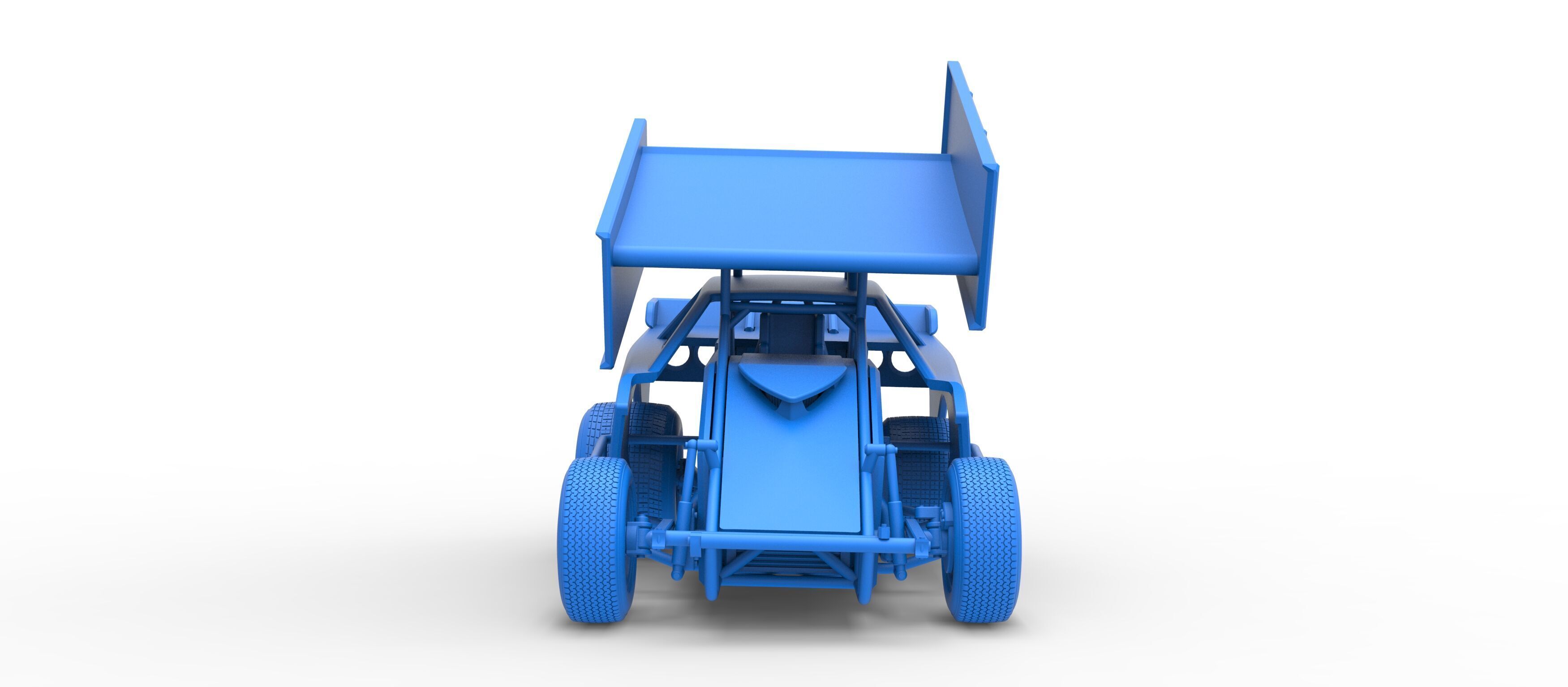 New Zealand Modified Stock car Version 2 Scale 1 to 25 3D print model_34