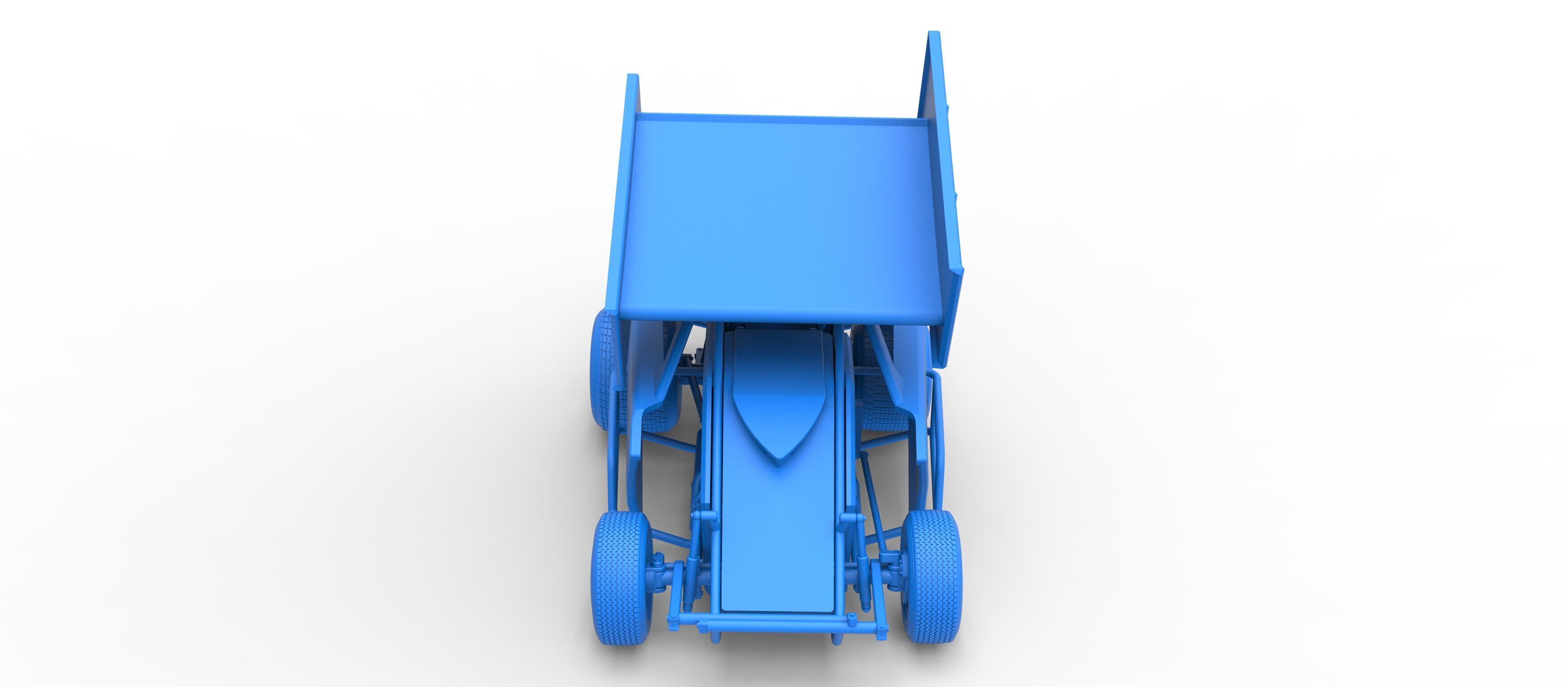 New Zealand Modified Stock car Version 2 Scale 1 to 25 3D print model_35