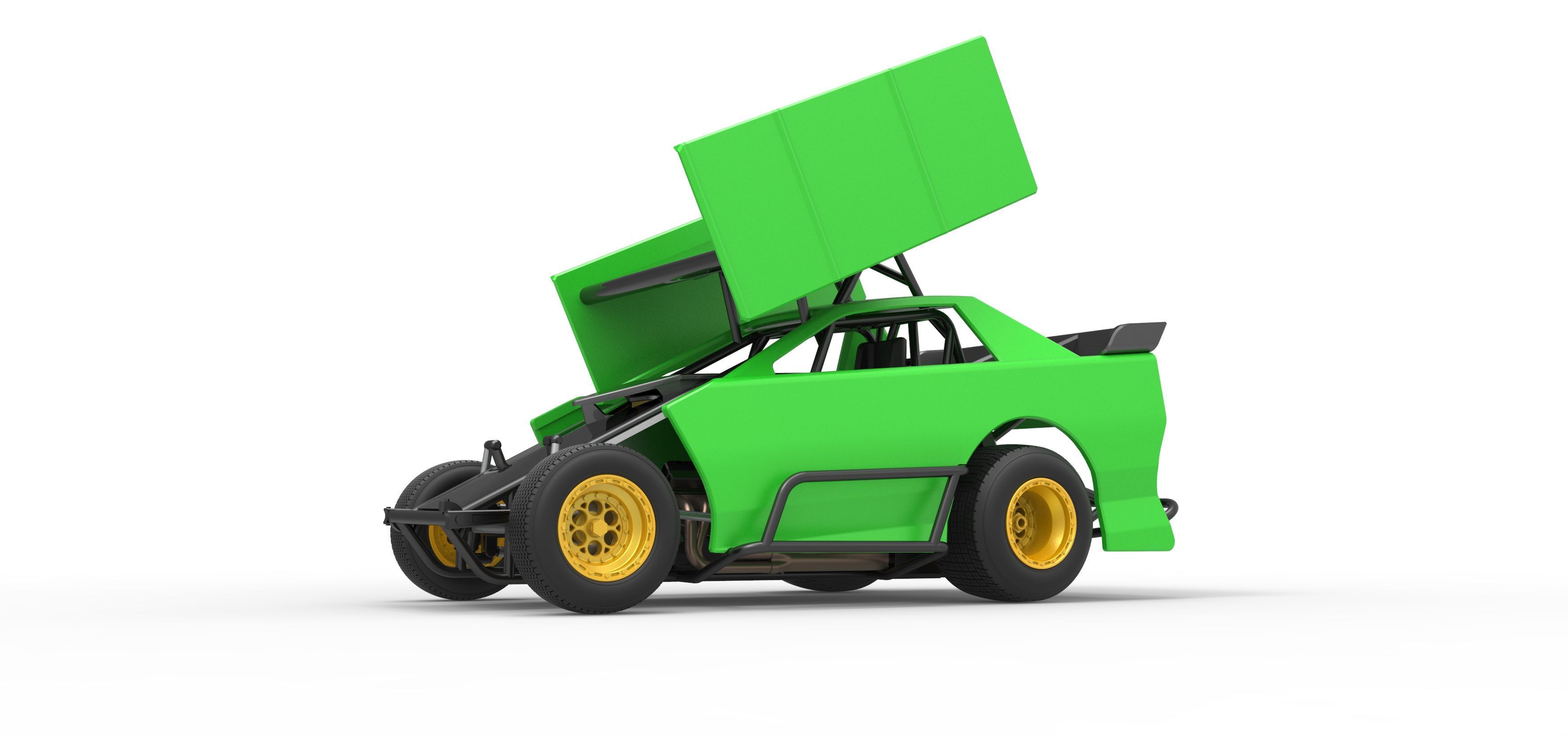 New Zealand Modified Stock car Version 2 Scale 1 to 25 3D print model_2