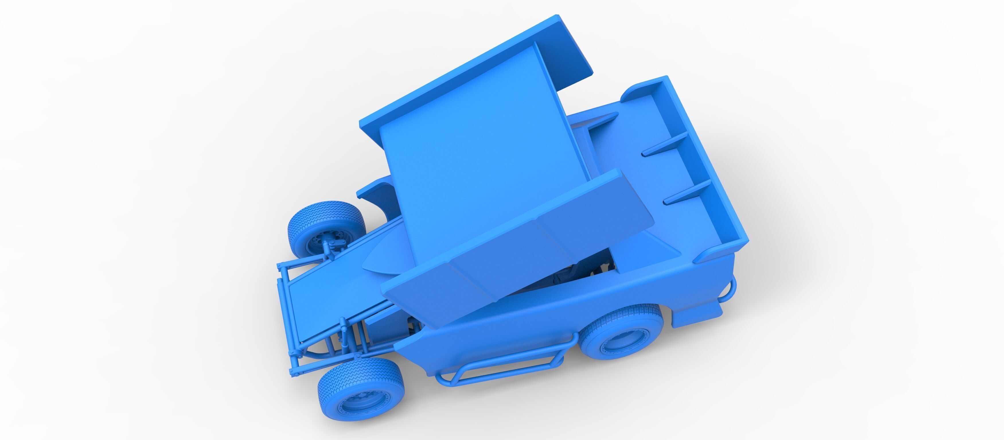 New Zealand Modified Stock car Version 2 Scale 1 to 25 3D print model_31