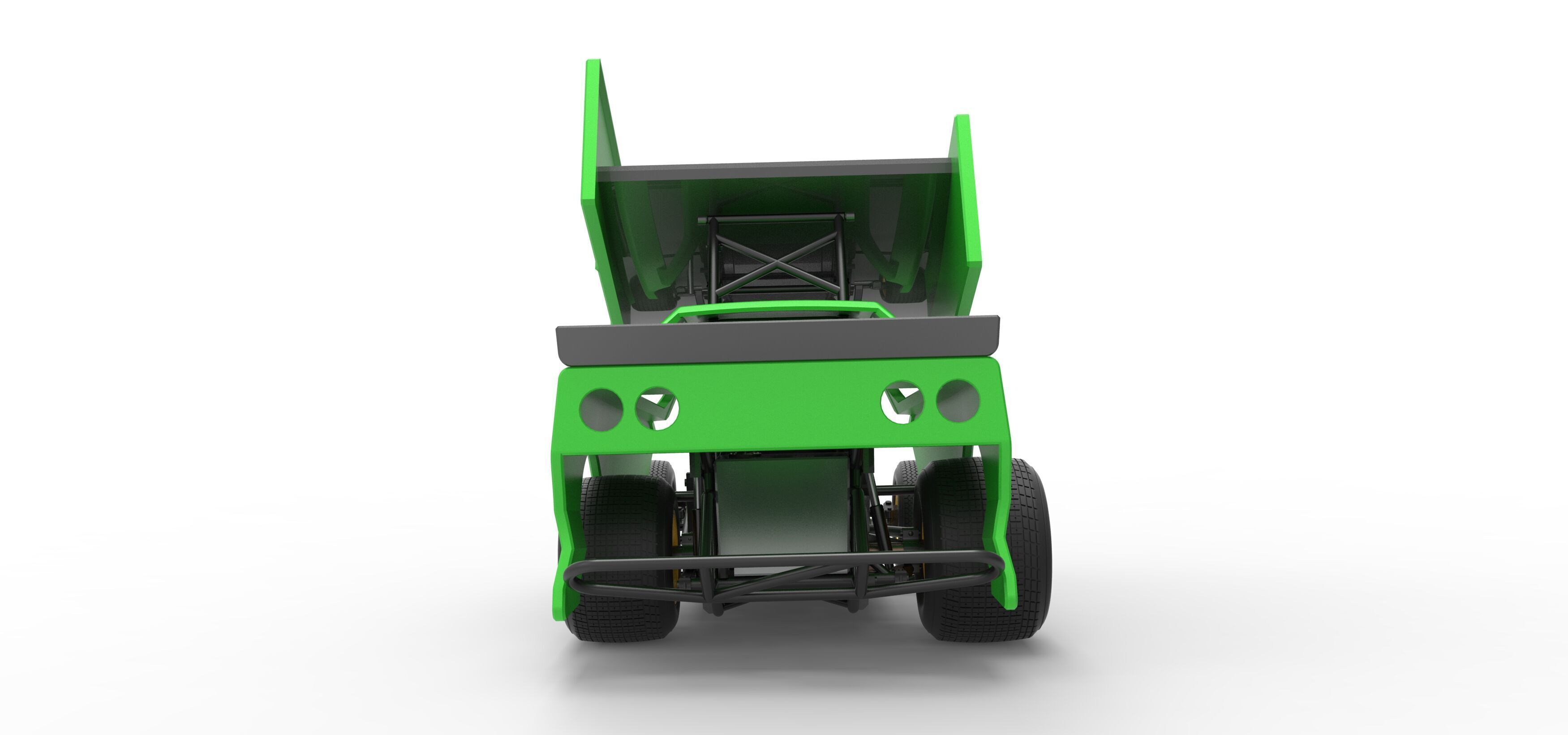 New Zealand Modified Stock car Version 2 Scale 1 to 25 3D print model_16