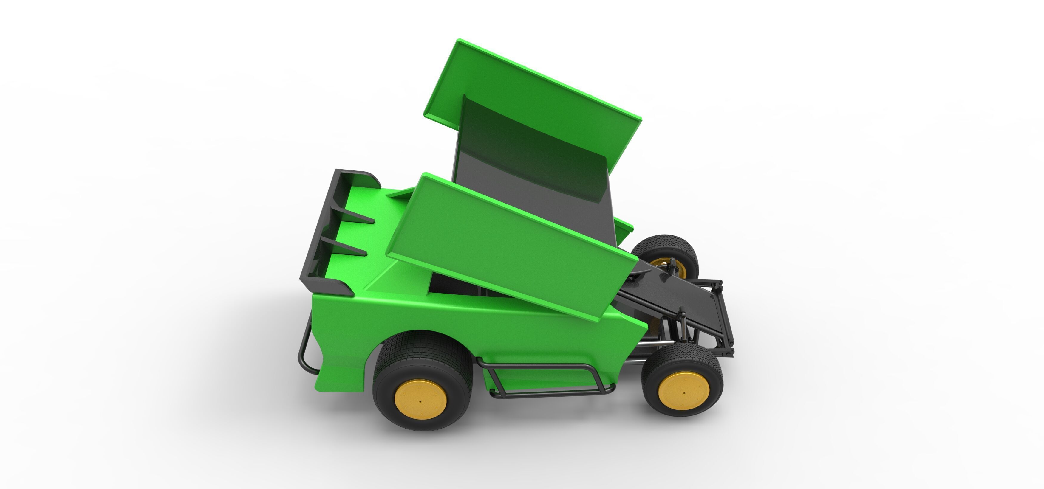 New Zealand Modified Stock car Version 2 Scale 1 to 25 3D print model_23