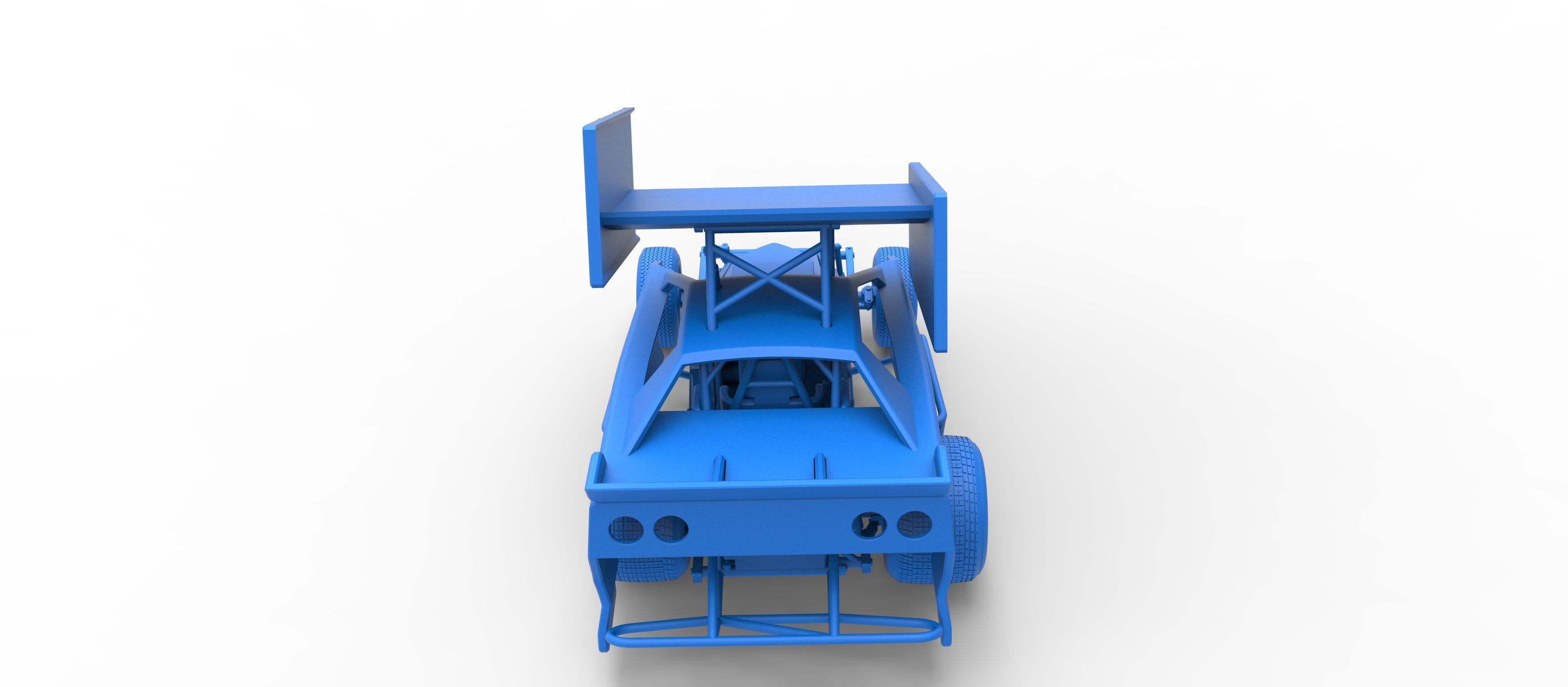 New Zealand Modified Stock car Version 2 Scale 1 to 25 3D print model_44