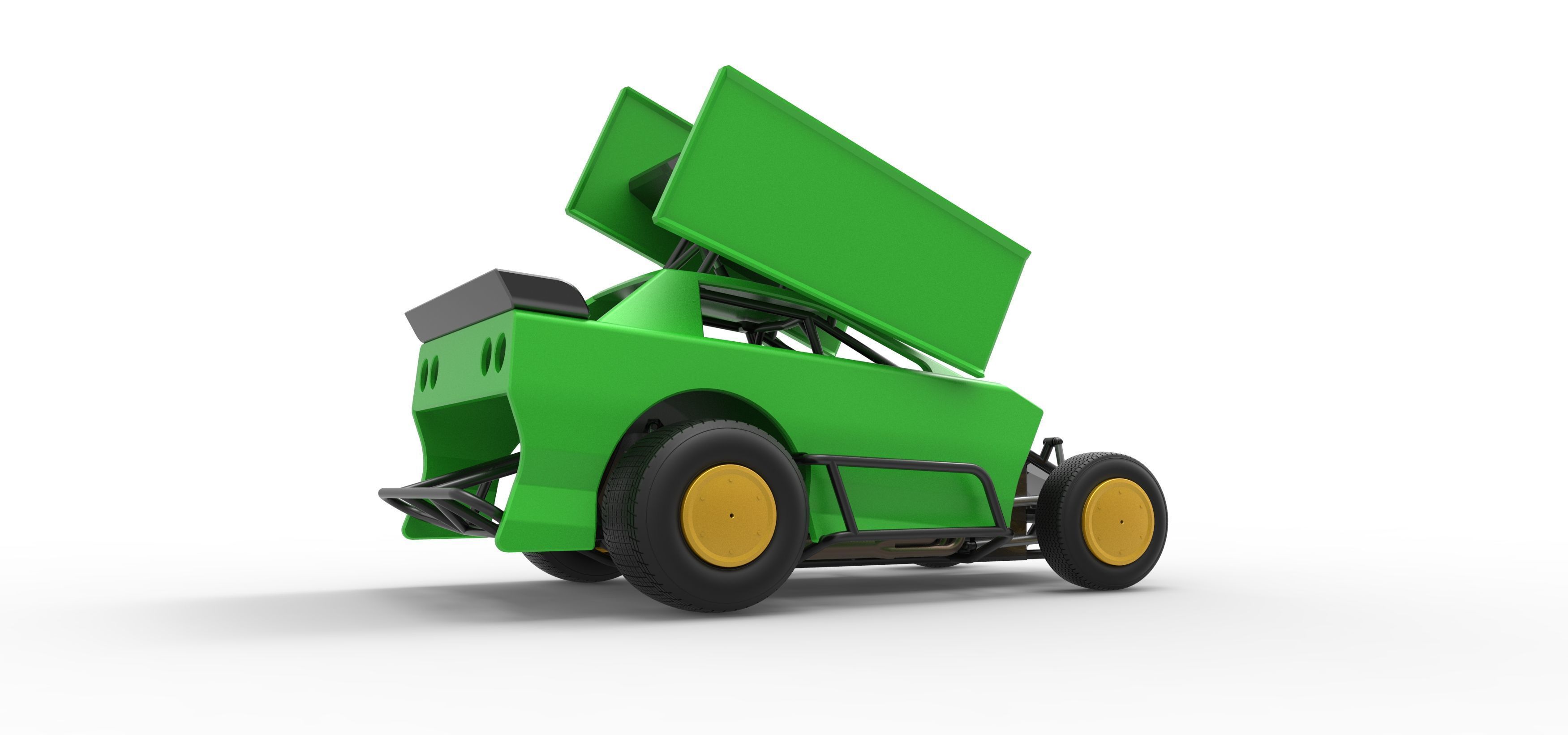 New Zealand Modified Stock car Version 2 Scale 1 to 25 3D print model_21