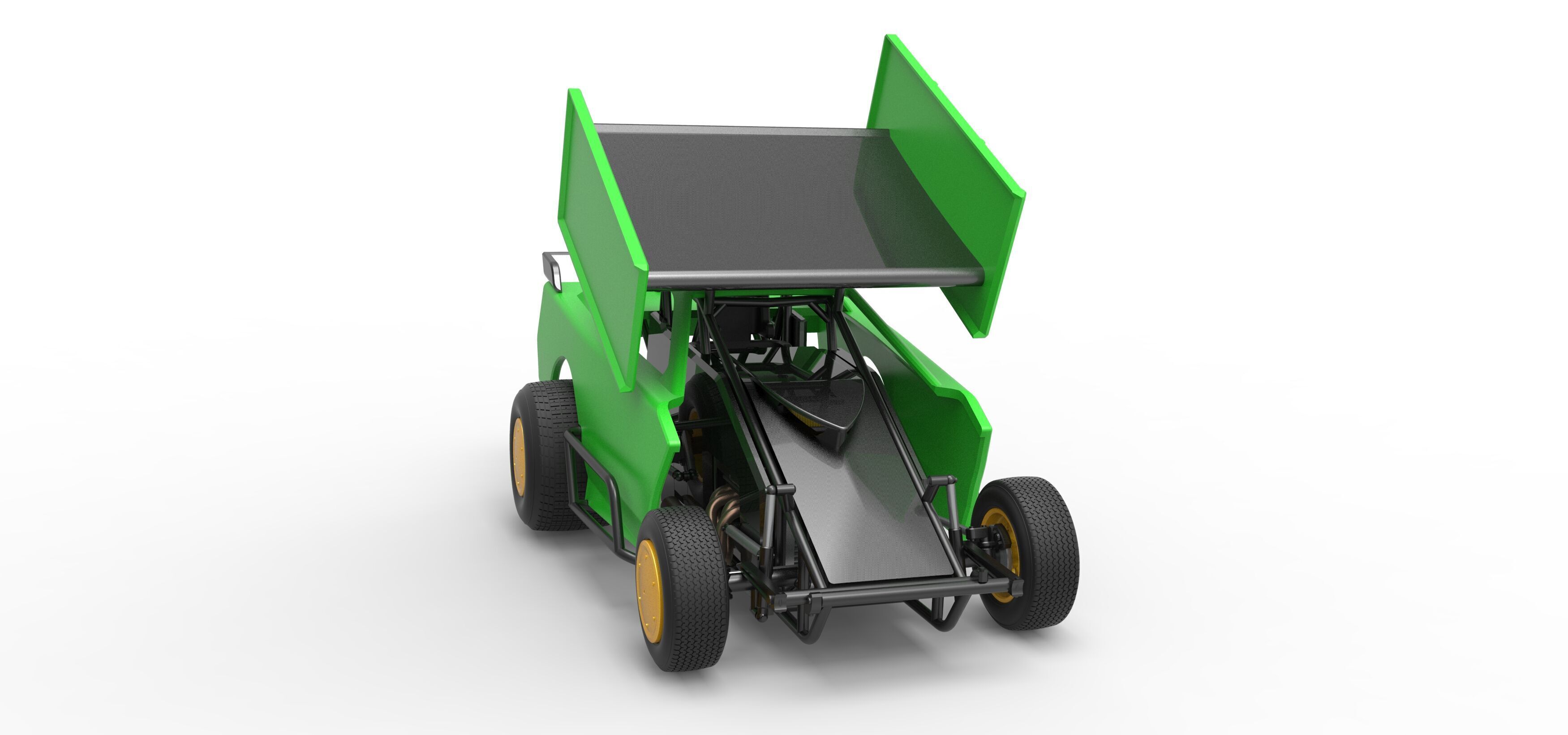 New Zealand Modified Stock car Version 2 Scale 1 to 25 3D print model_26