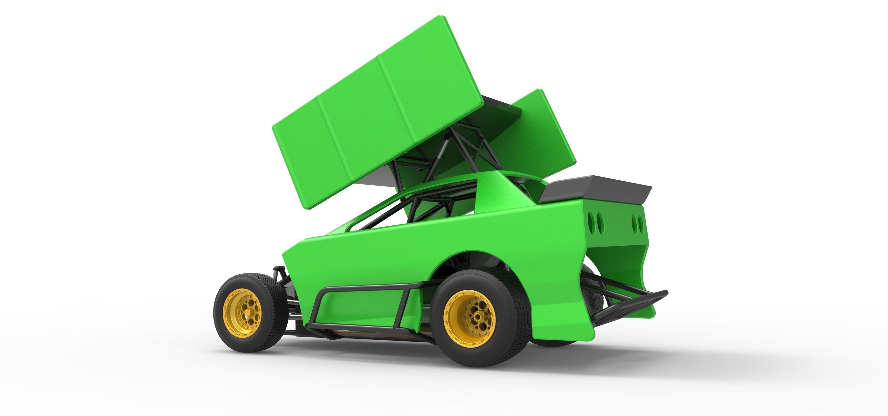 New Zealand Modified Stock car Version 2 Scale 1 to 25 3D print model_13