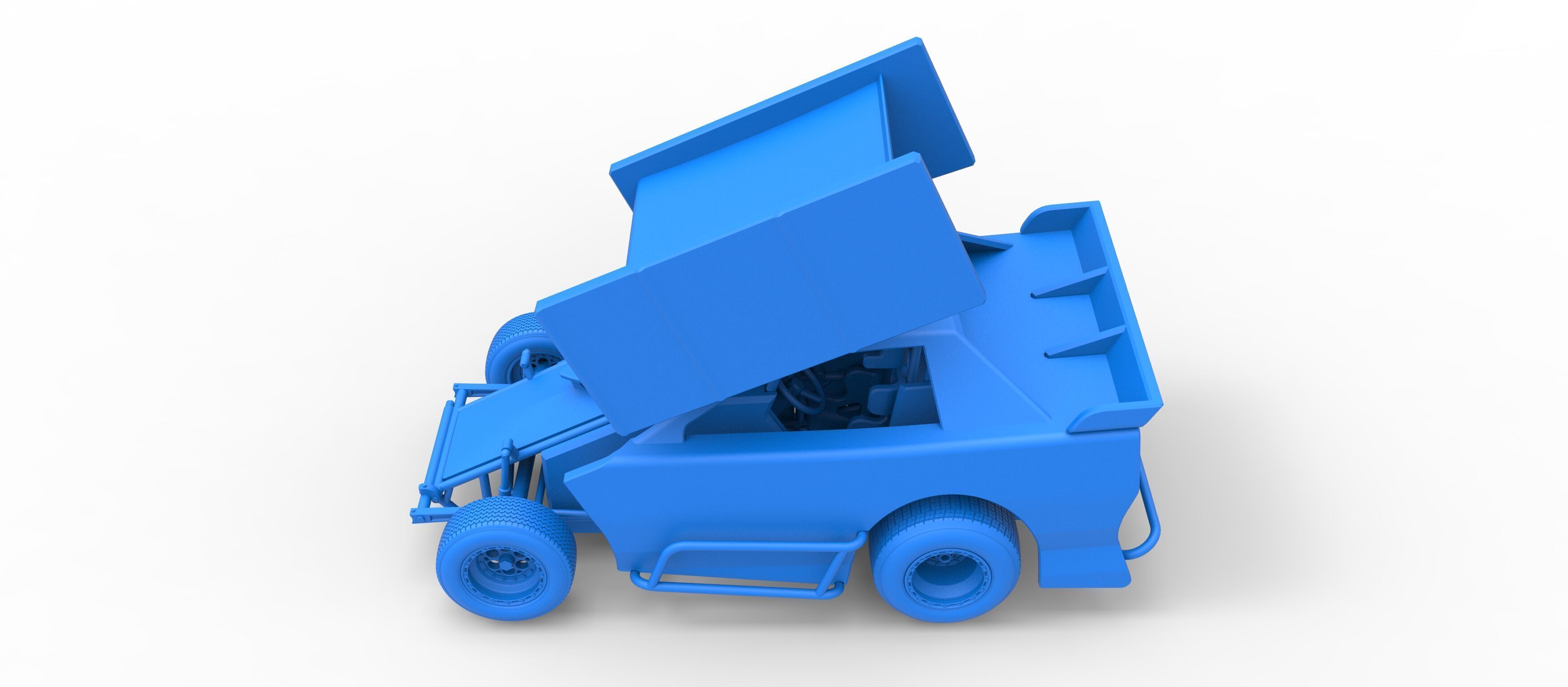 New Zealand Modified Stock car Version 2 Scale 1 to 25 3D print model_37