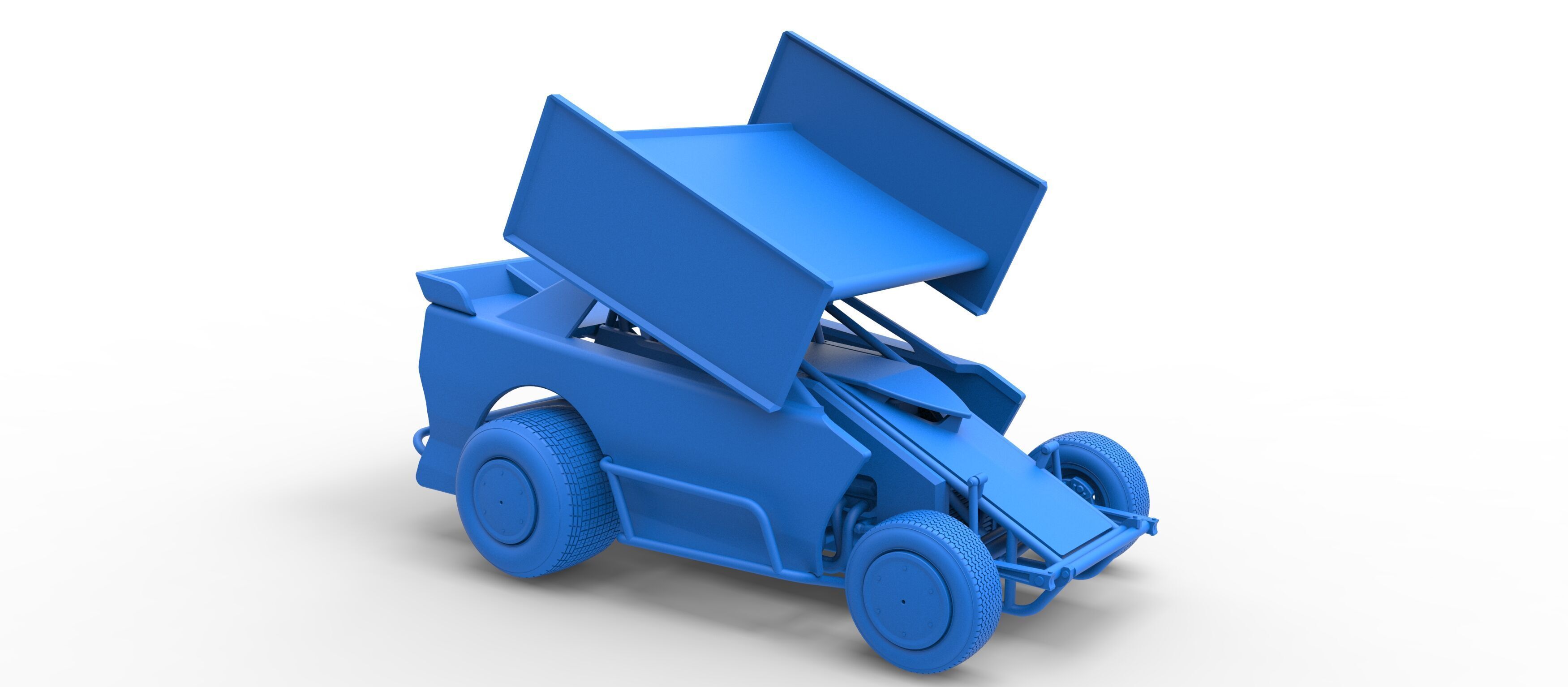 New Zealand Modified Stock car Version 2 Scale 1 to 25 3D print model_51