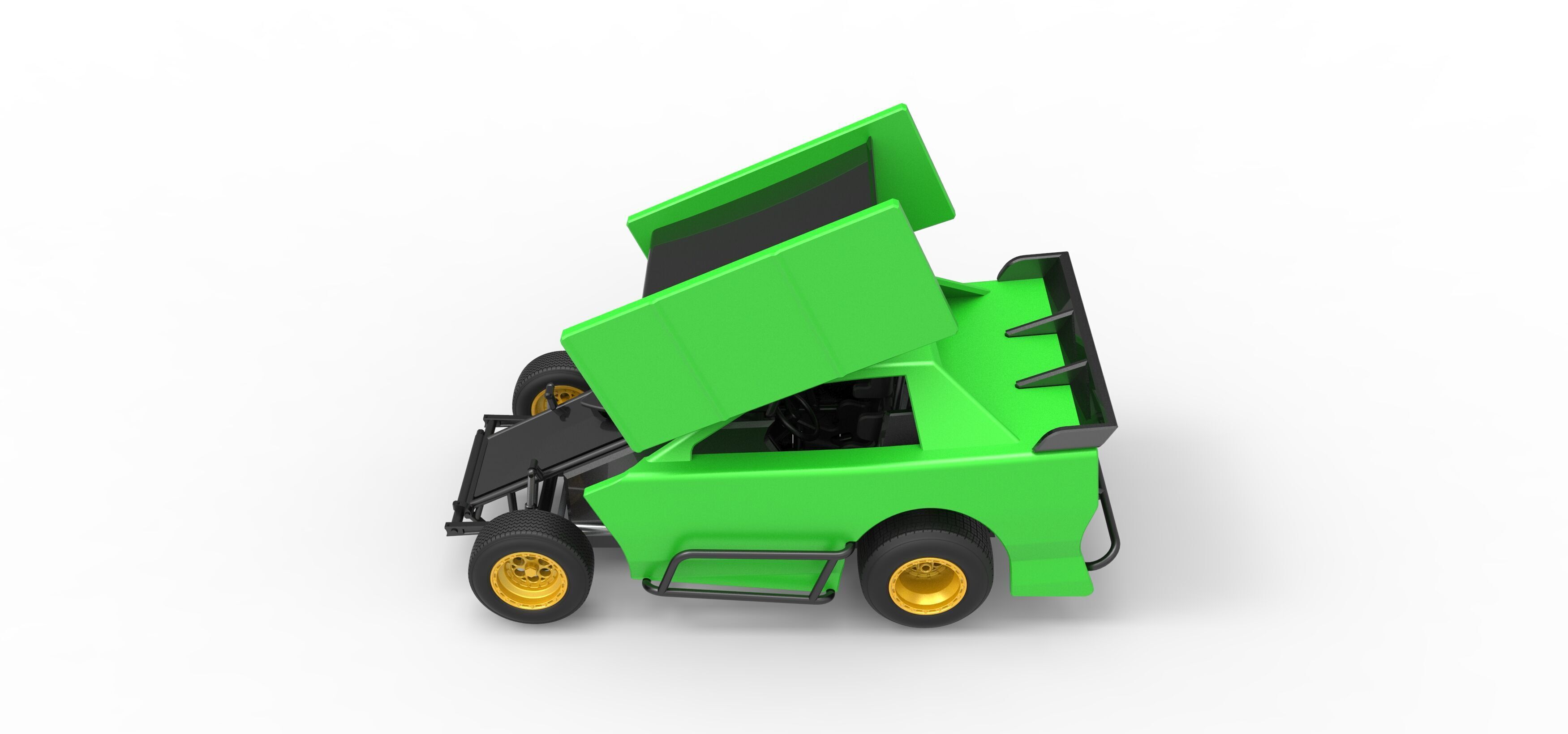 New Zealand Modified Stock car Version 2 Scale 1 to 25 3D print model_10