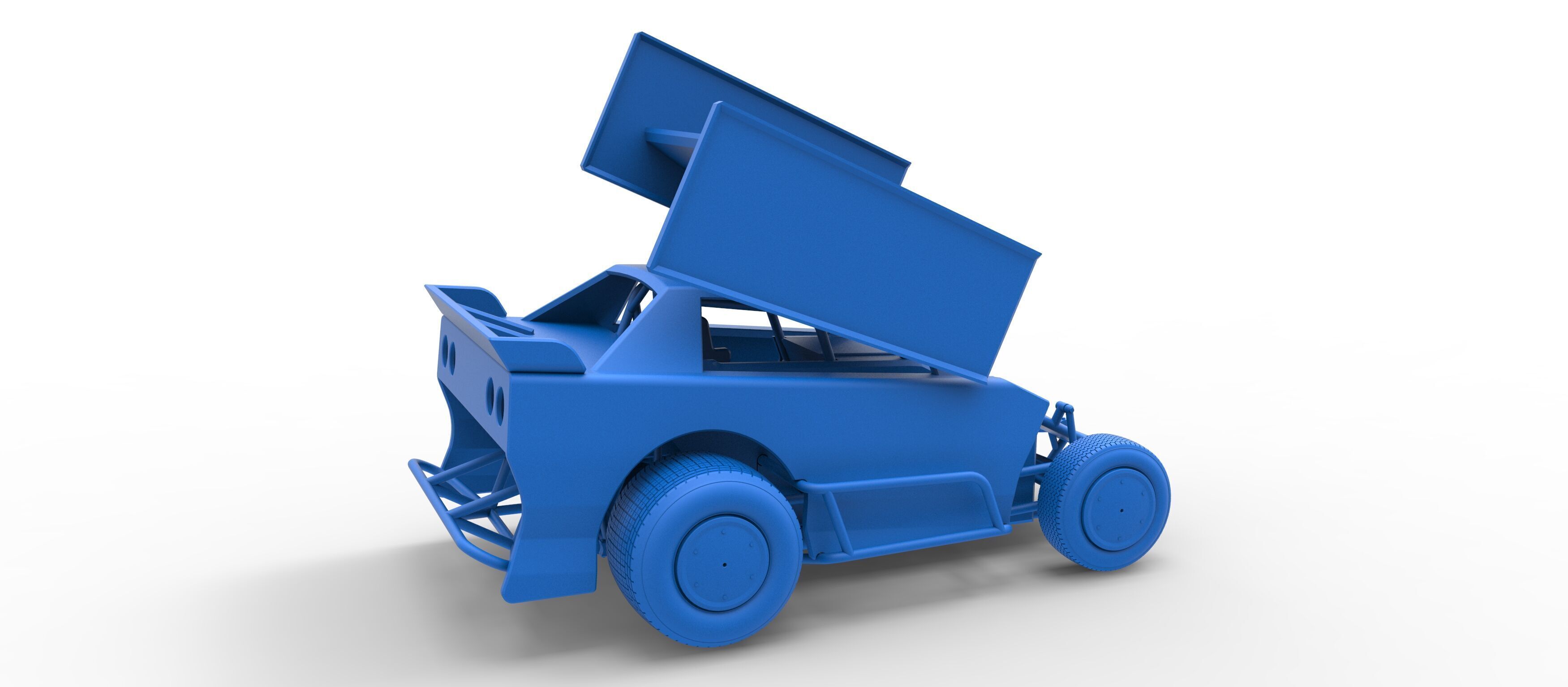 New Zealand Modified Stock car Version 2 Scale 1 to 25 3D print model_47