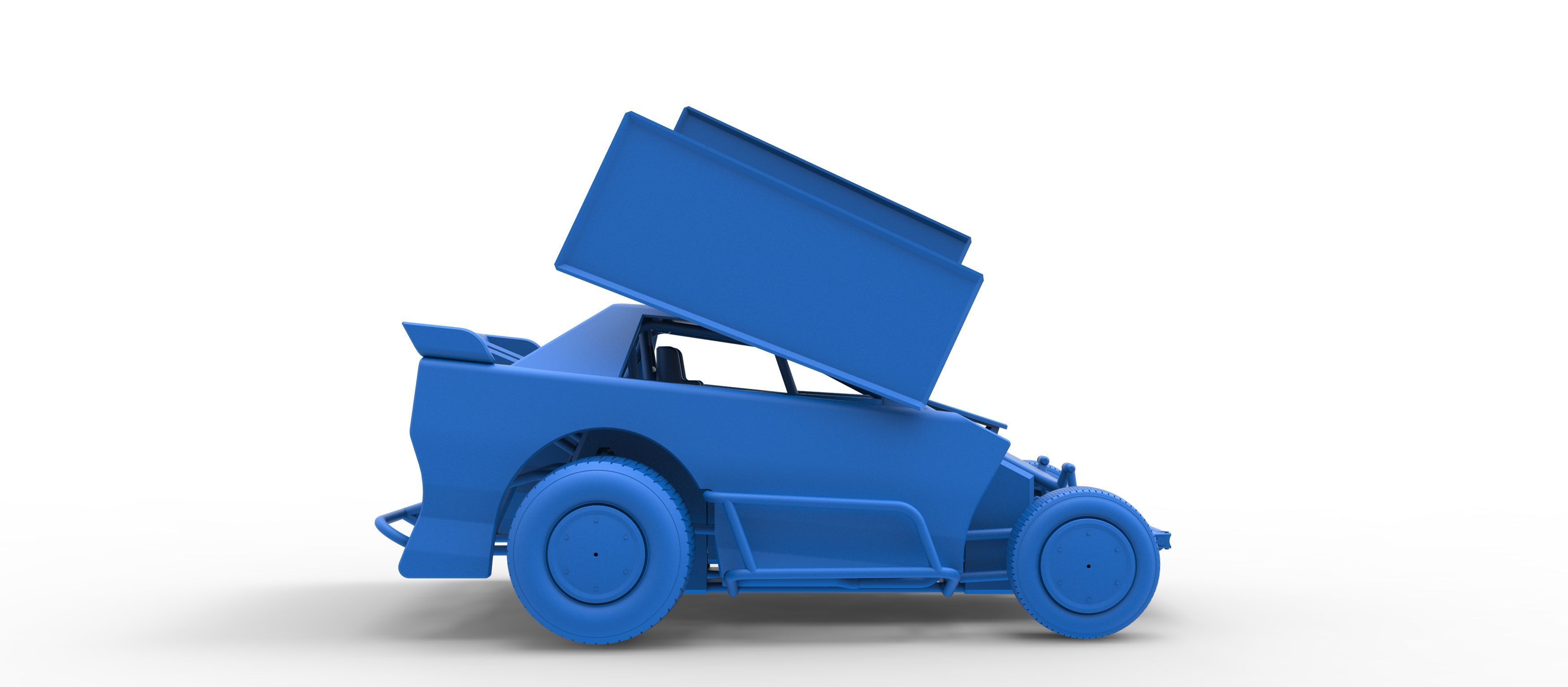 New Zealand Modified Stock car Version 2 Scale 1 to 25 3D print model_49