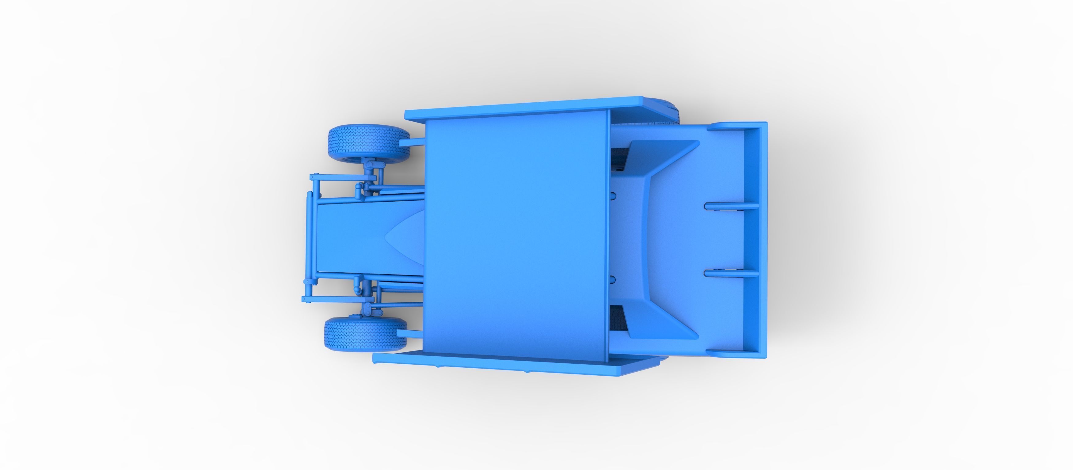 New Zealand Modified Stock car Version 2 Scale 1 to 25 3D print model_38