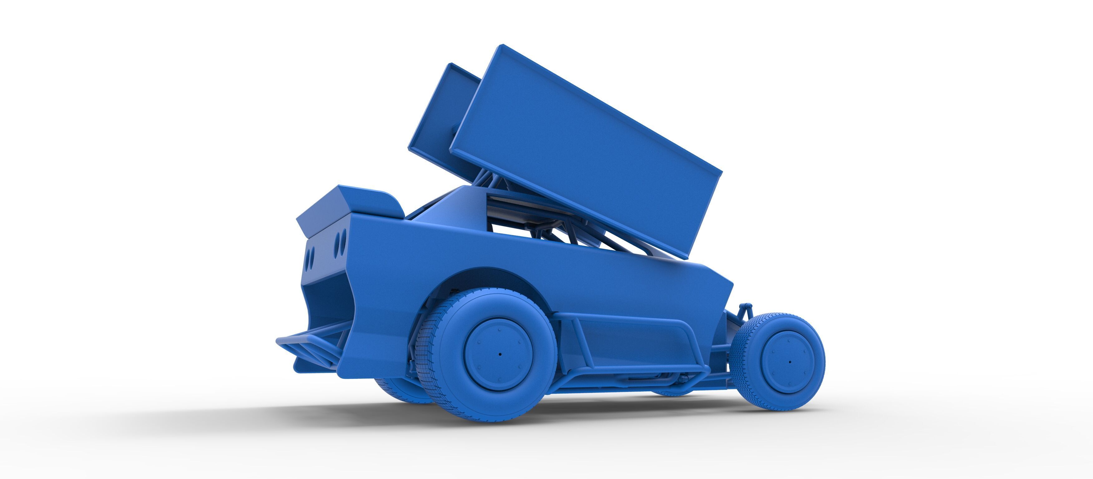 New Zealand Modified Stock car Version 2 Scale 1 to 25 3D print model_48