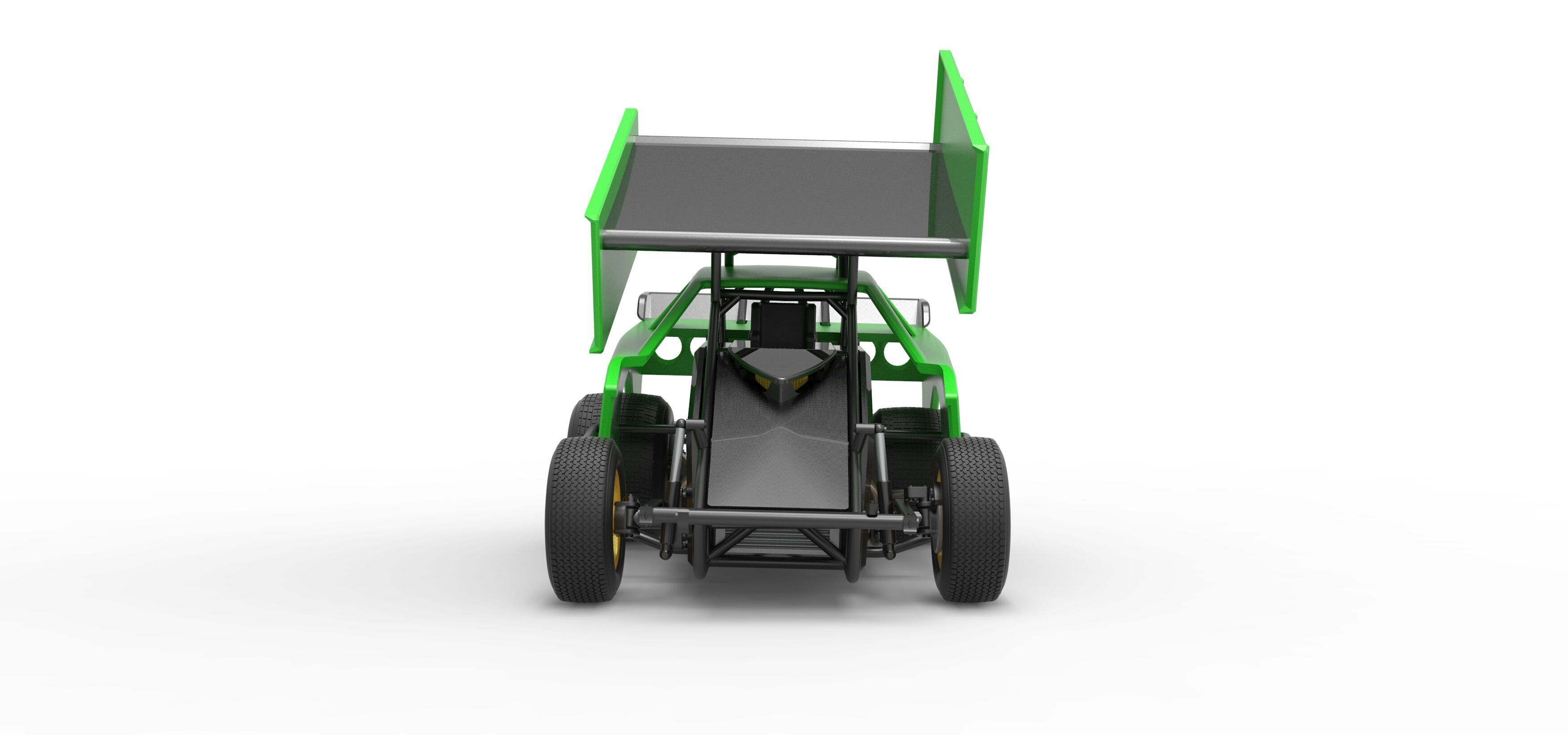 New Zealand Modified Stock car Version 2 Scale 1 to 25 3D print model_7