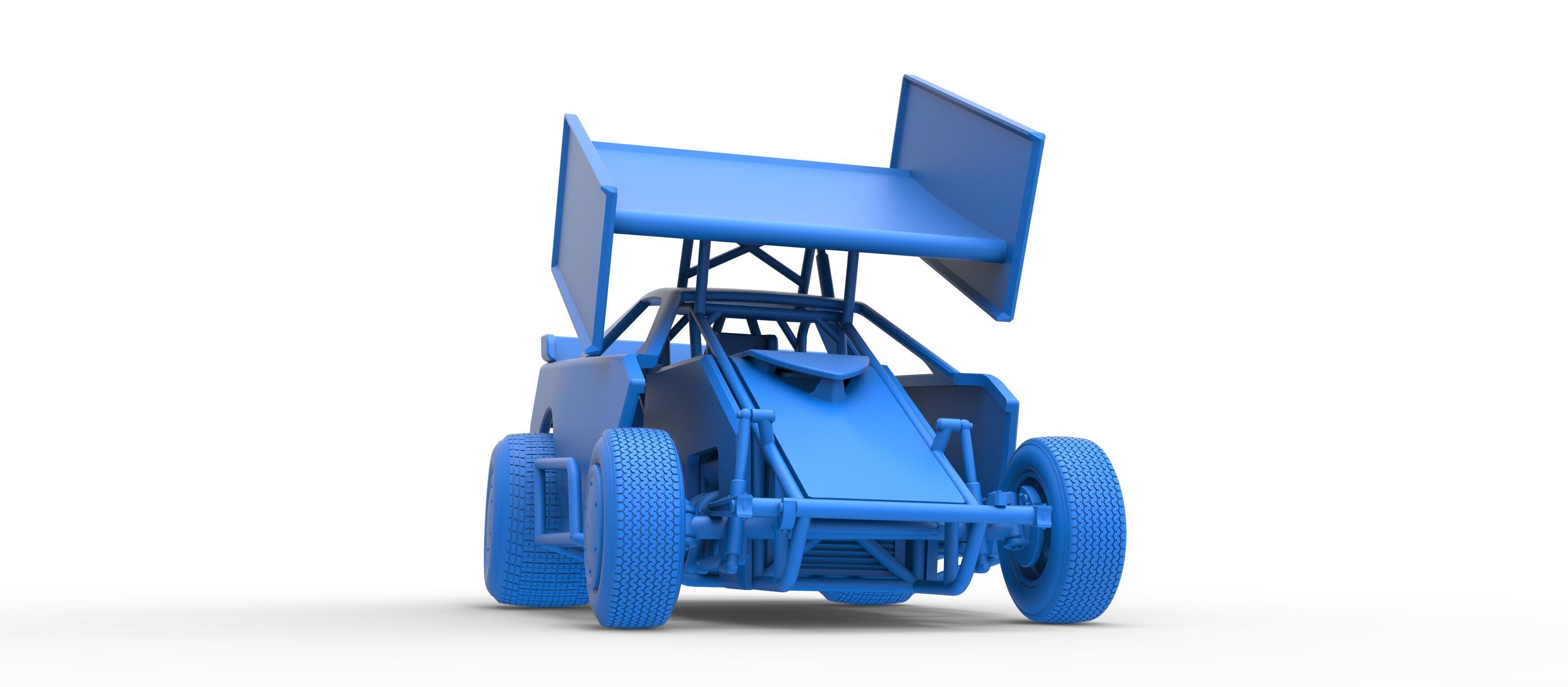 New Zealand Modified Stock car Version 2 Scale 1 to 25 3D print model_54